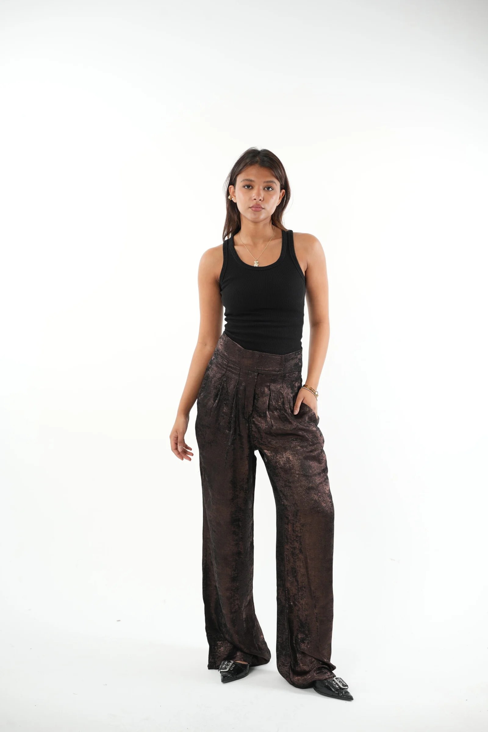 Shimmer Tailored Pants — view 6