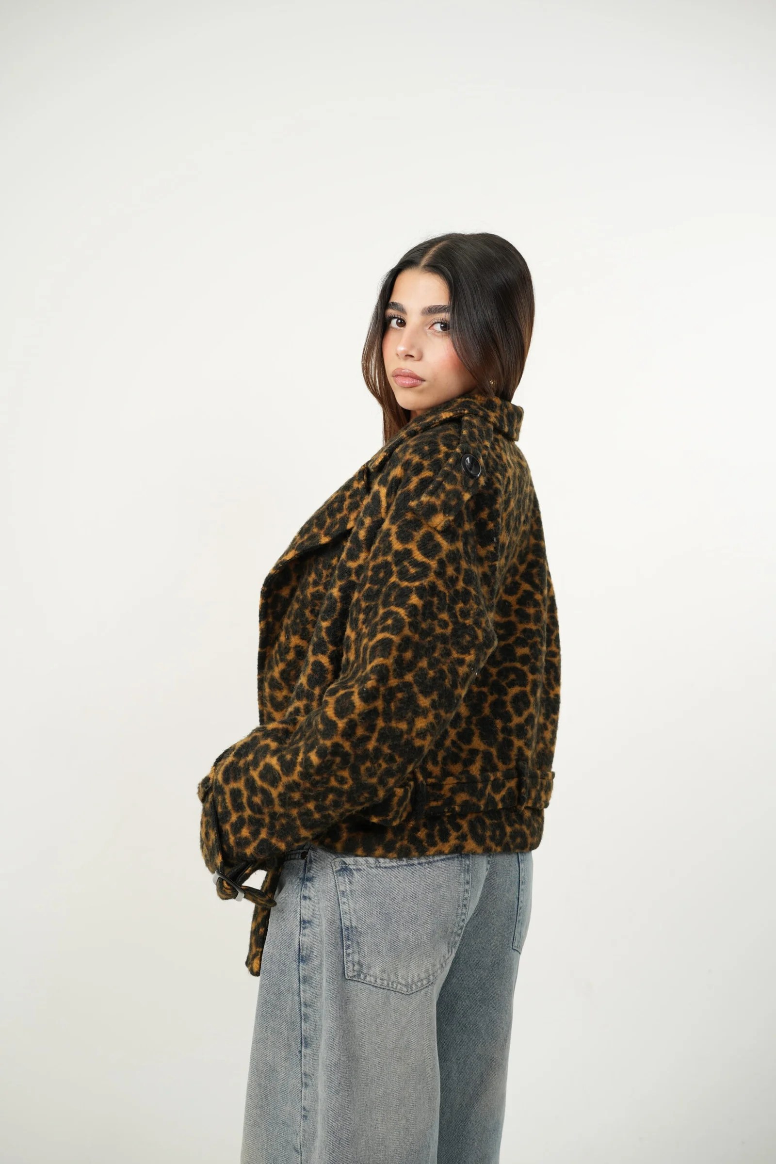 Leopard coat — view 3