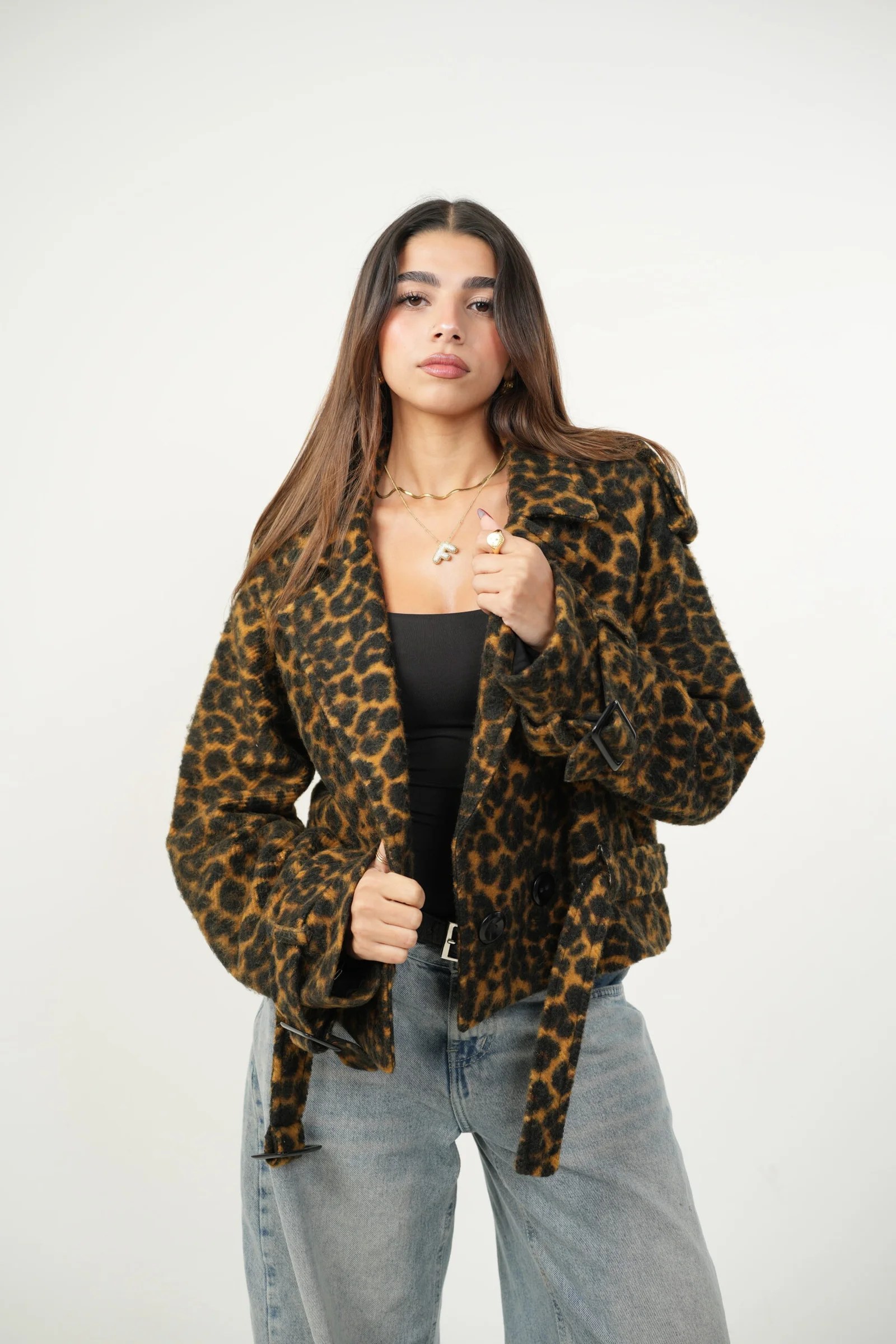 Leopard coat