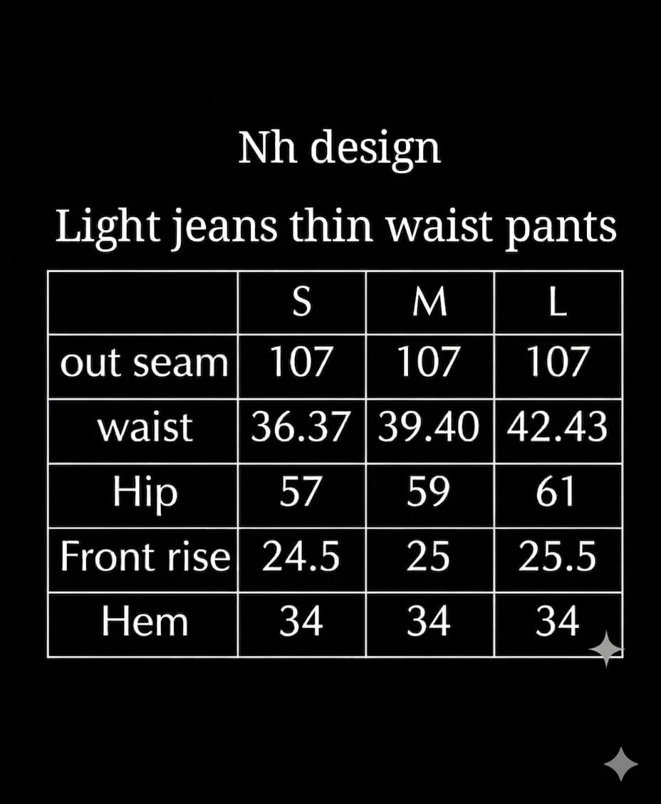 Light jeans Thin Waist pant — view 8