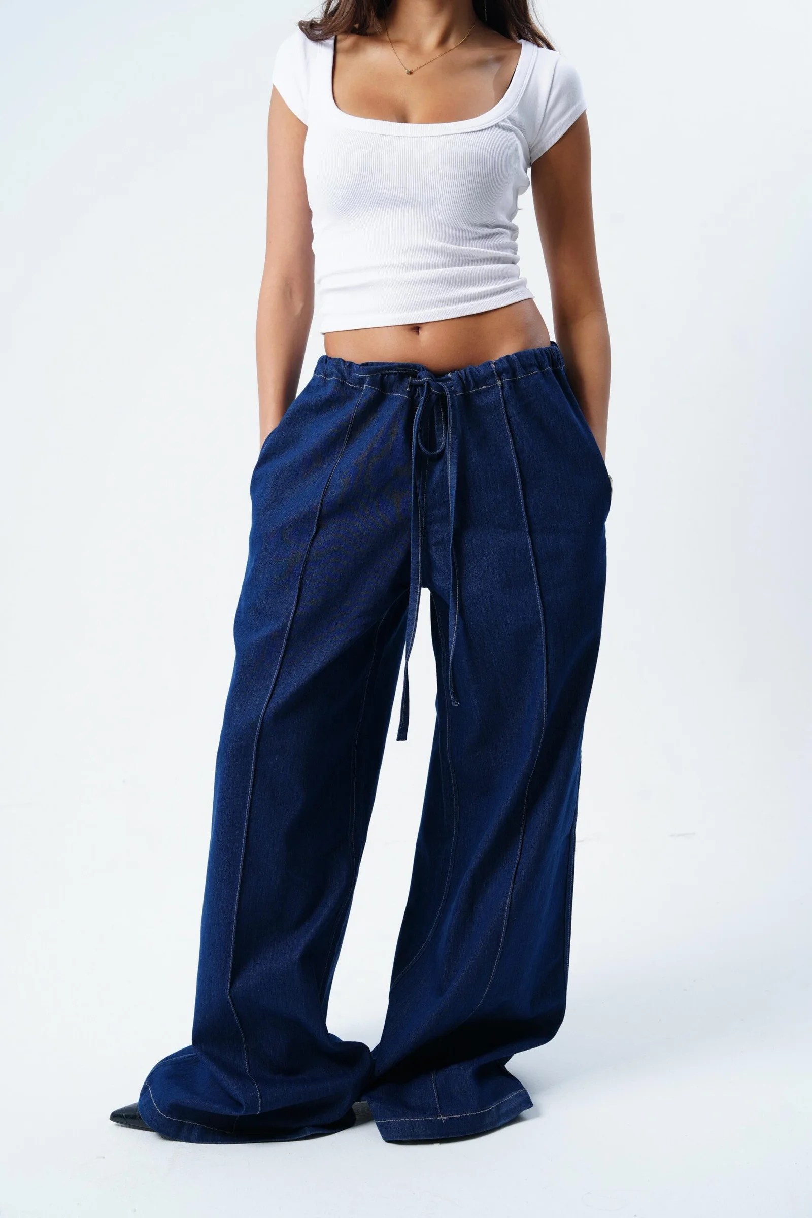 Light jeans Thin Waist pant