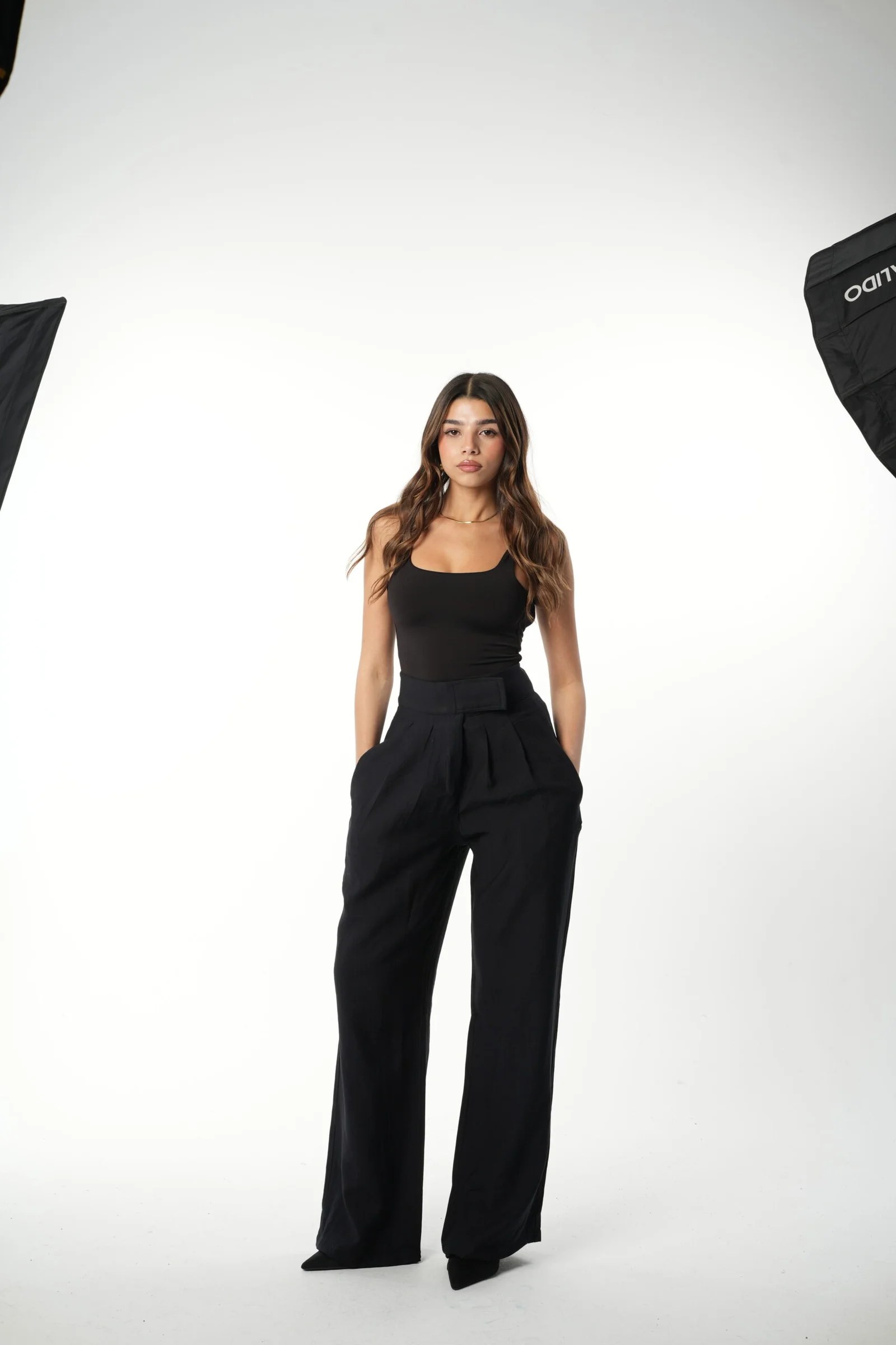 Waisted Tailored Pants — view 3