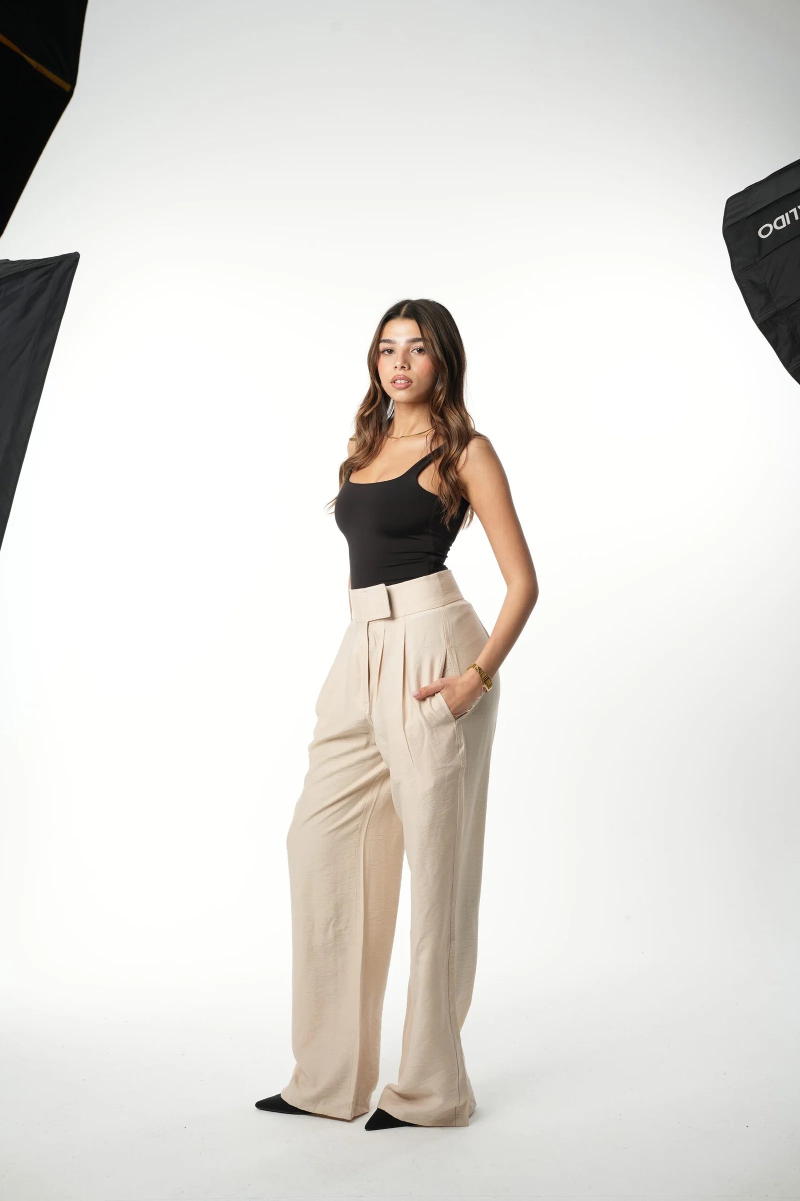 Waisted Tailored Pants — view 7