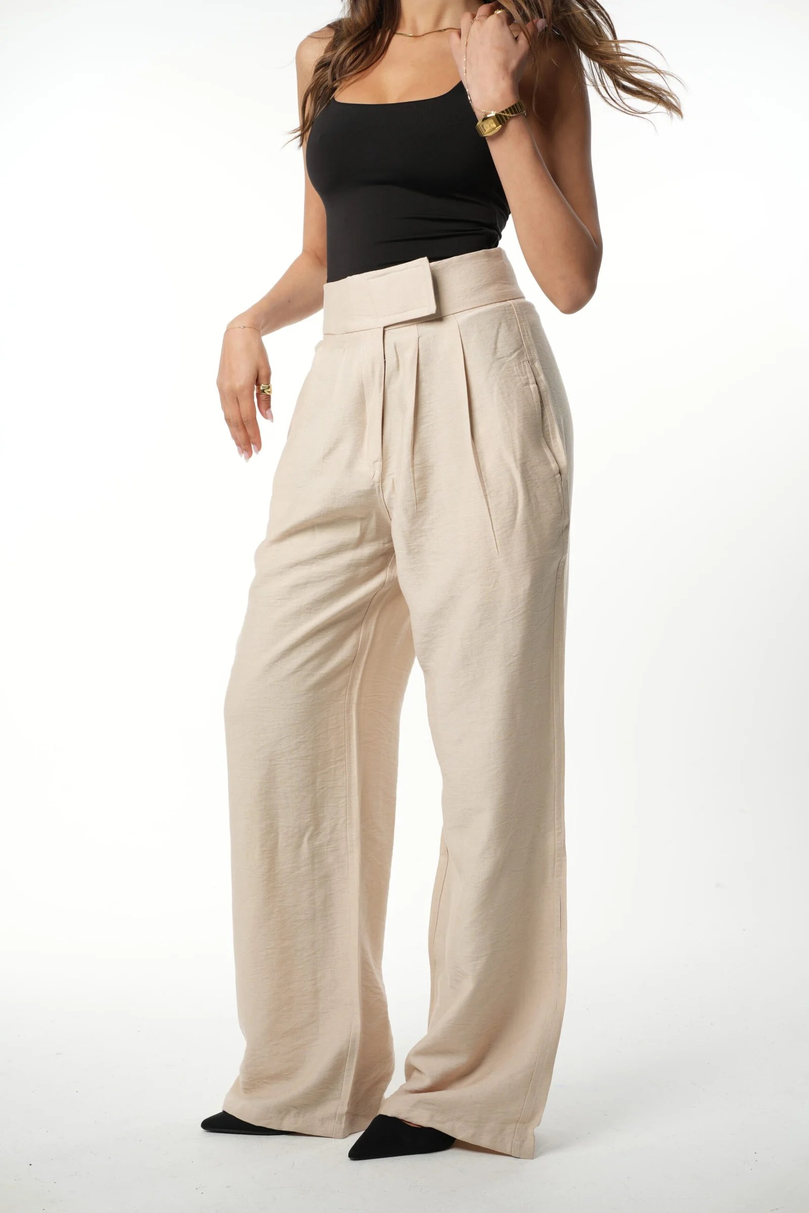 Waisted Tailored Pants — view 9