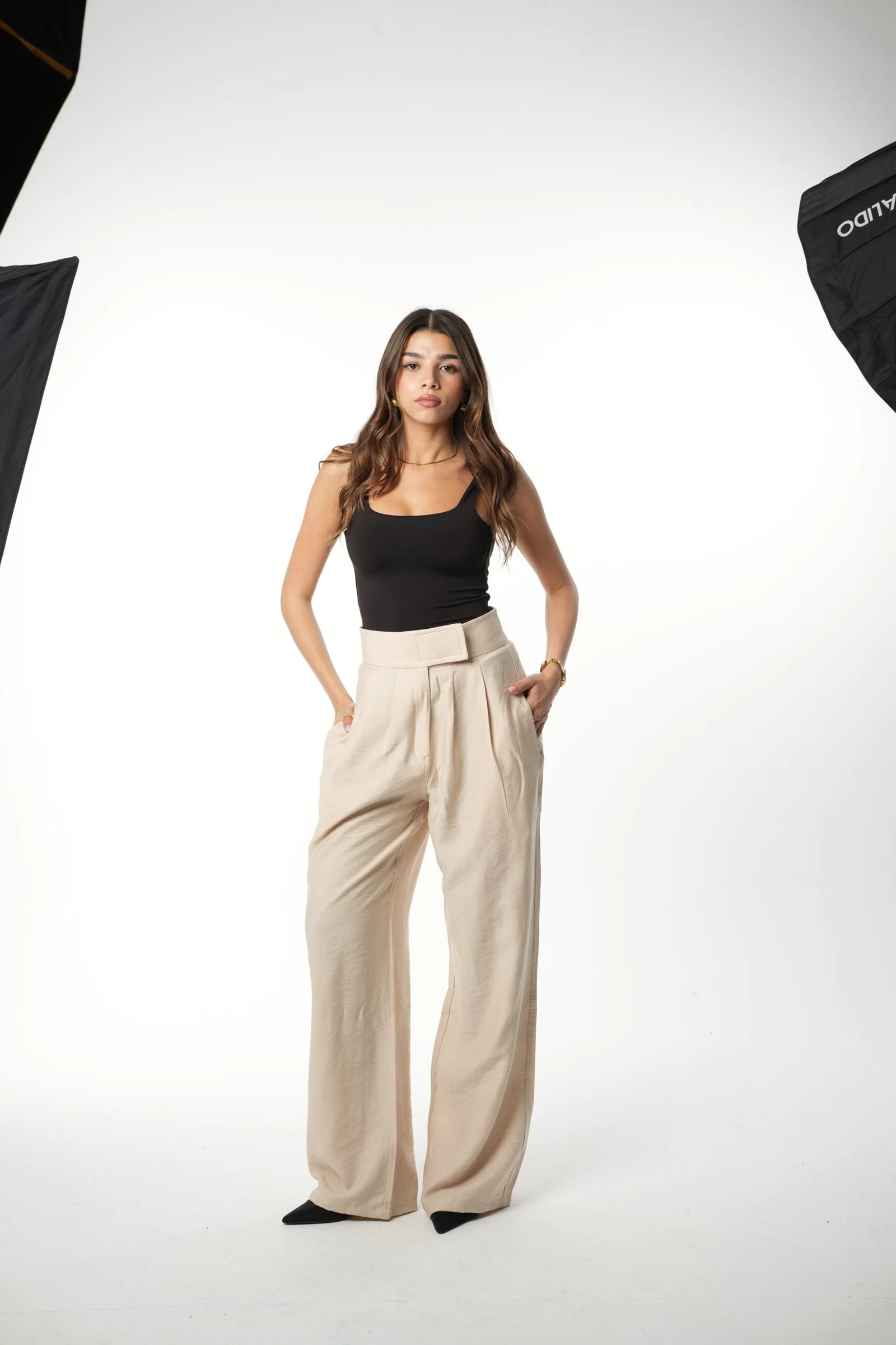 Waisted Tailored Pants — view 8