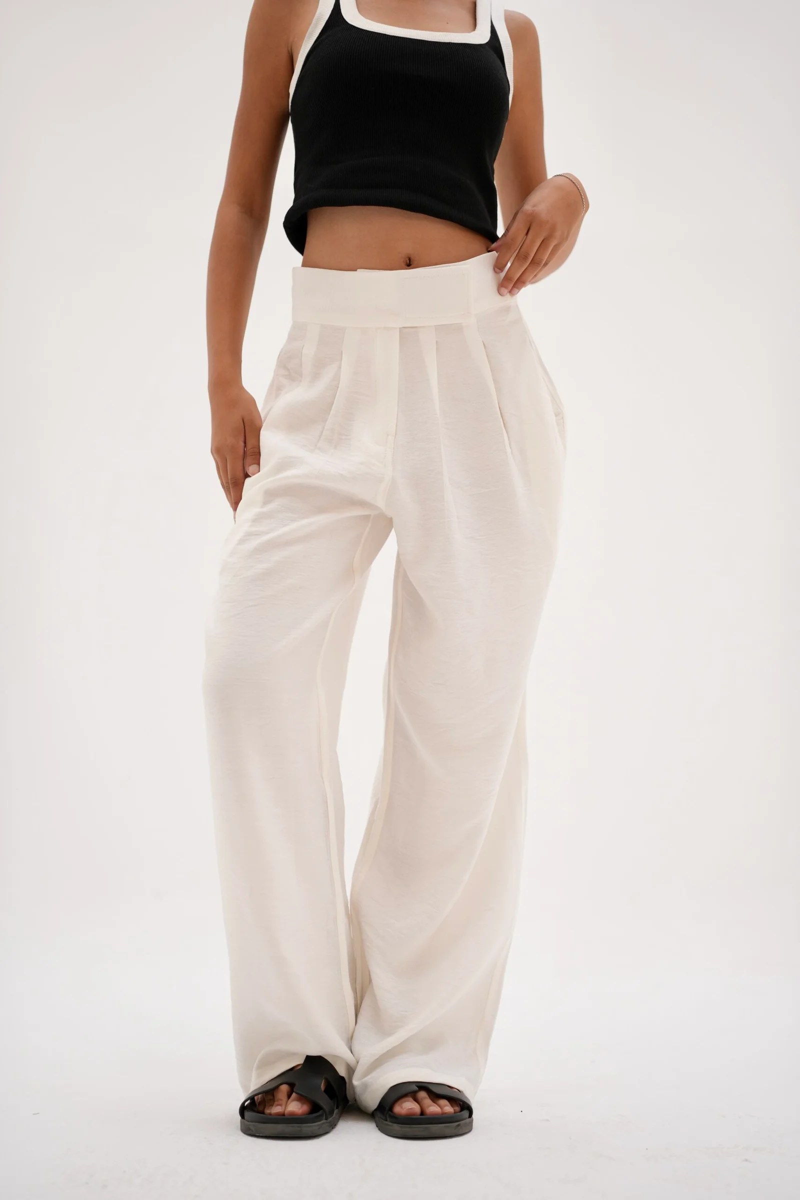 Waisted Tailored Pants — view 16