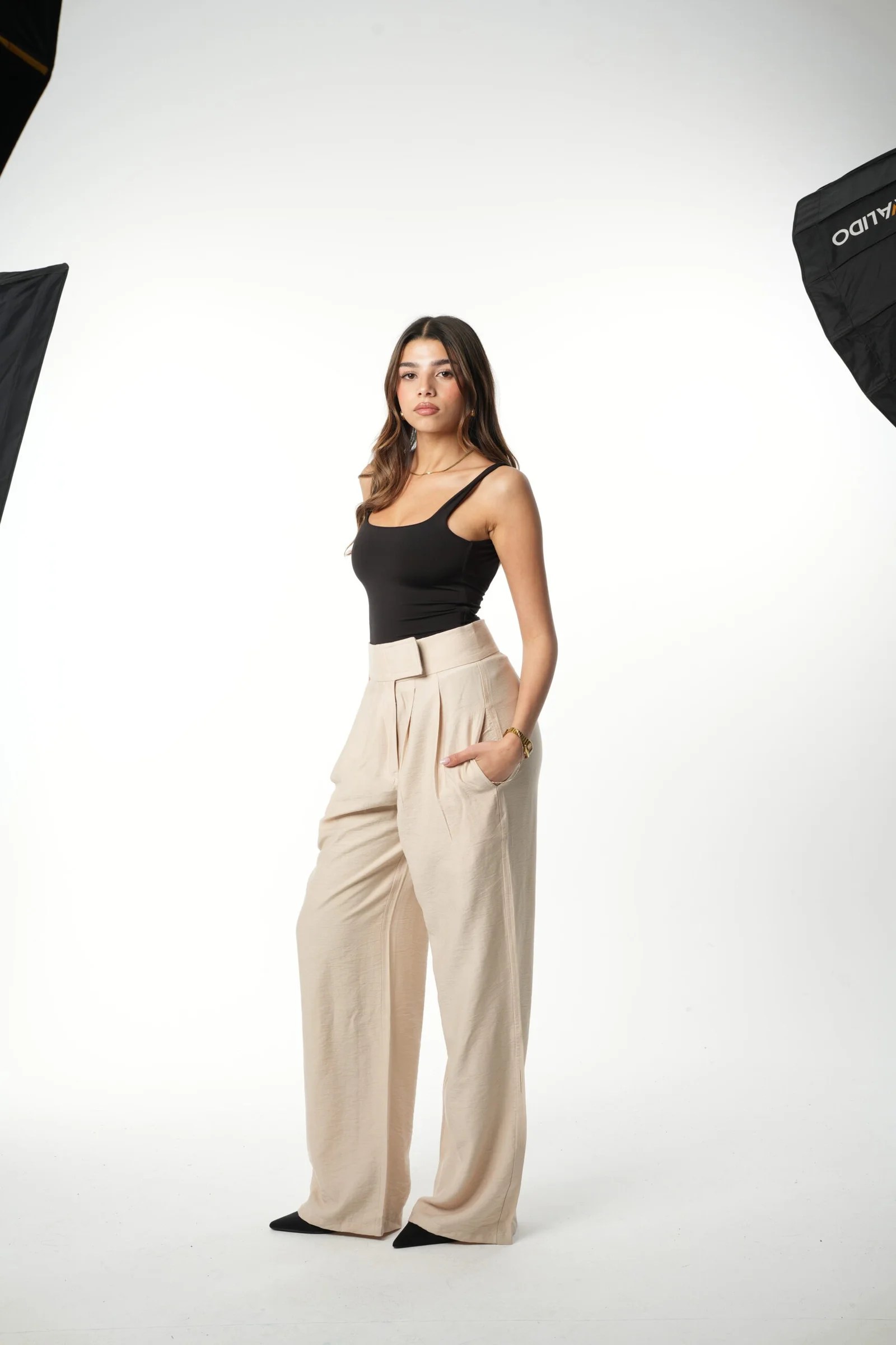 Waisted Tailored Pants — view 5