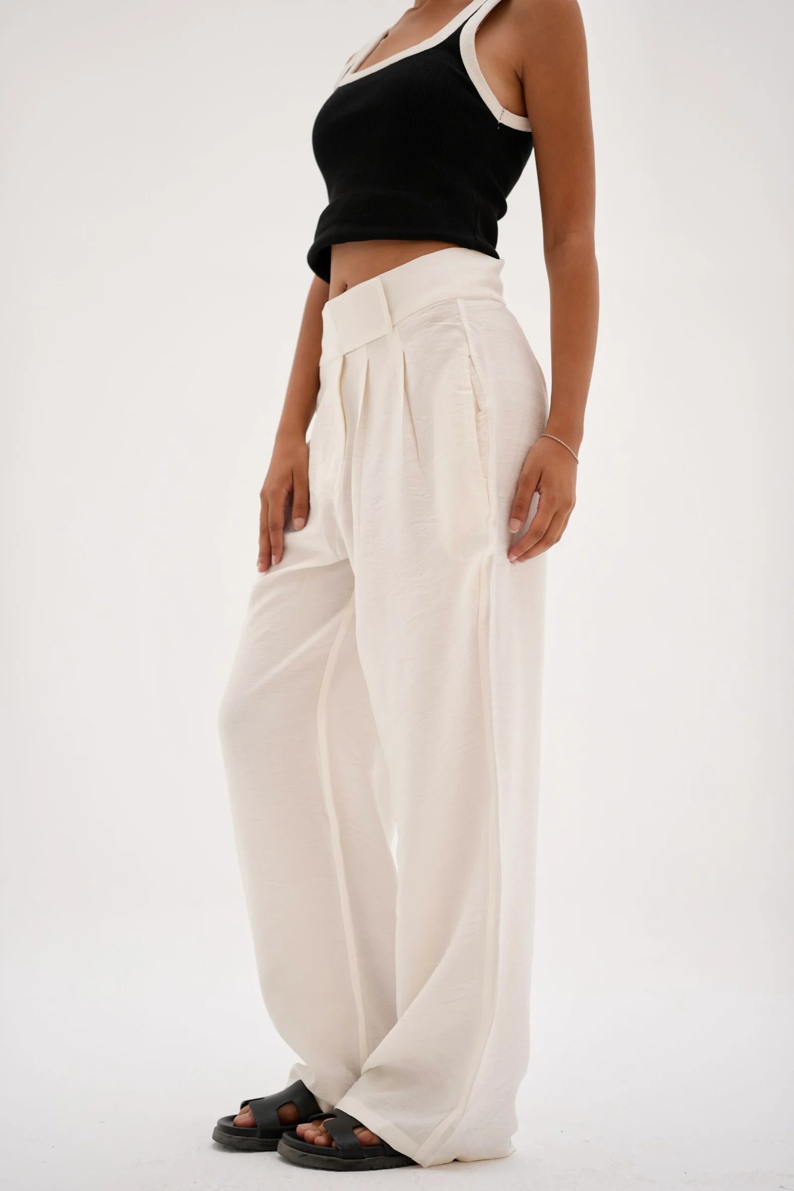 Waisted Tailored Pants — view 17