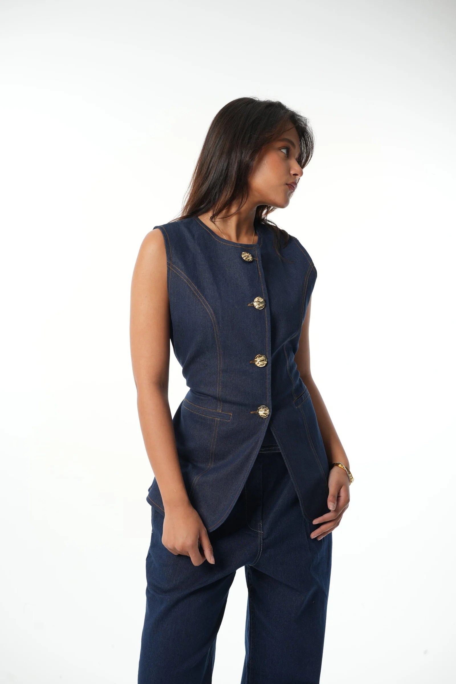 Light jeans Vest — view 3