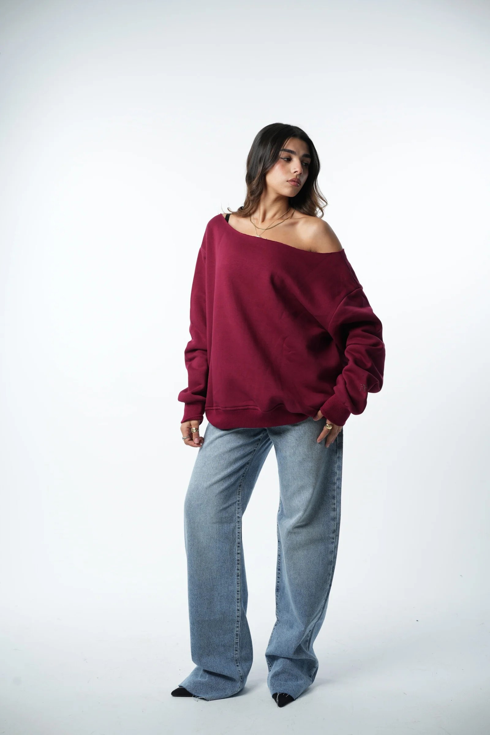 Off Shoulder hoodie — view 7