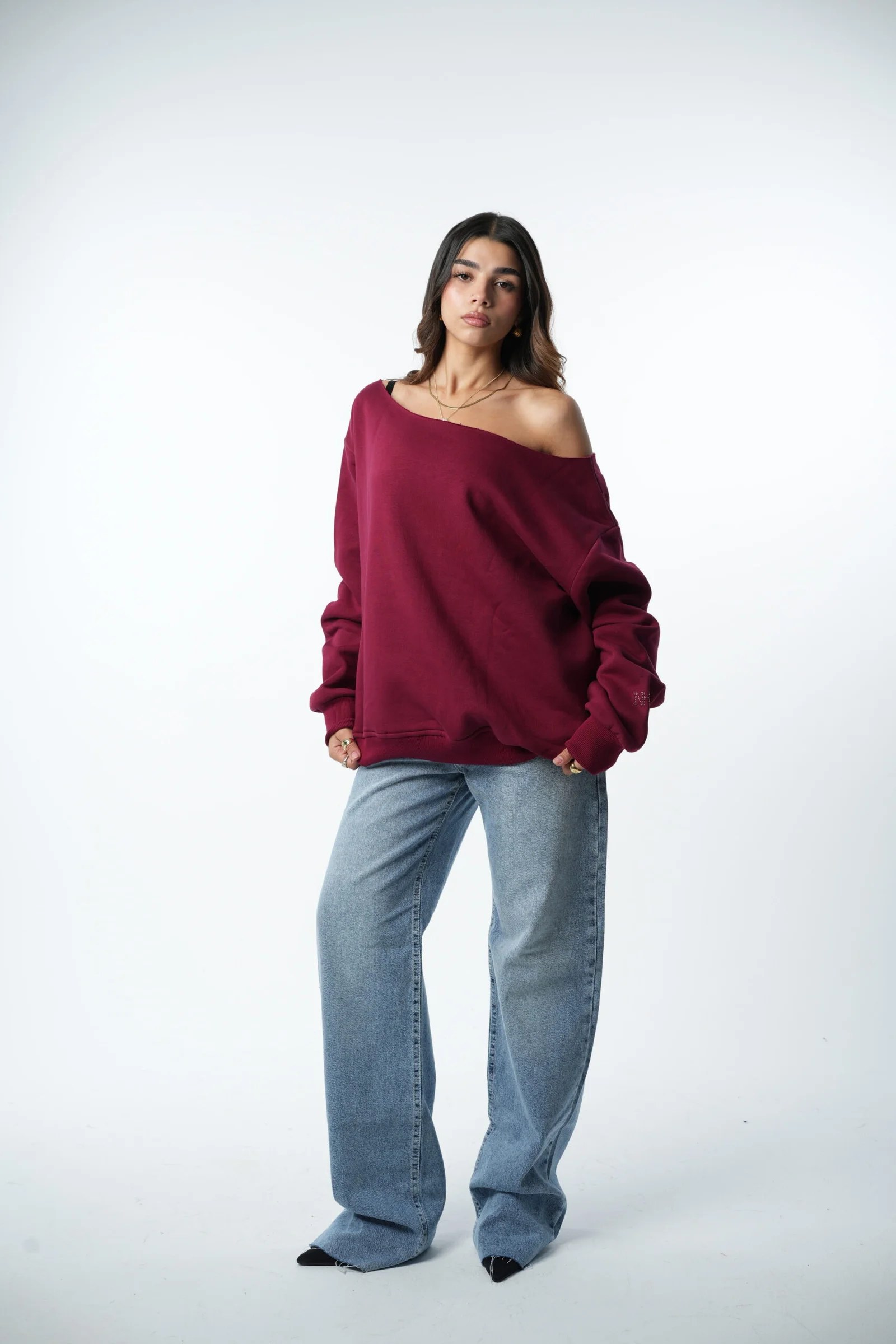 Off Shoulder hoodie — view 8