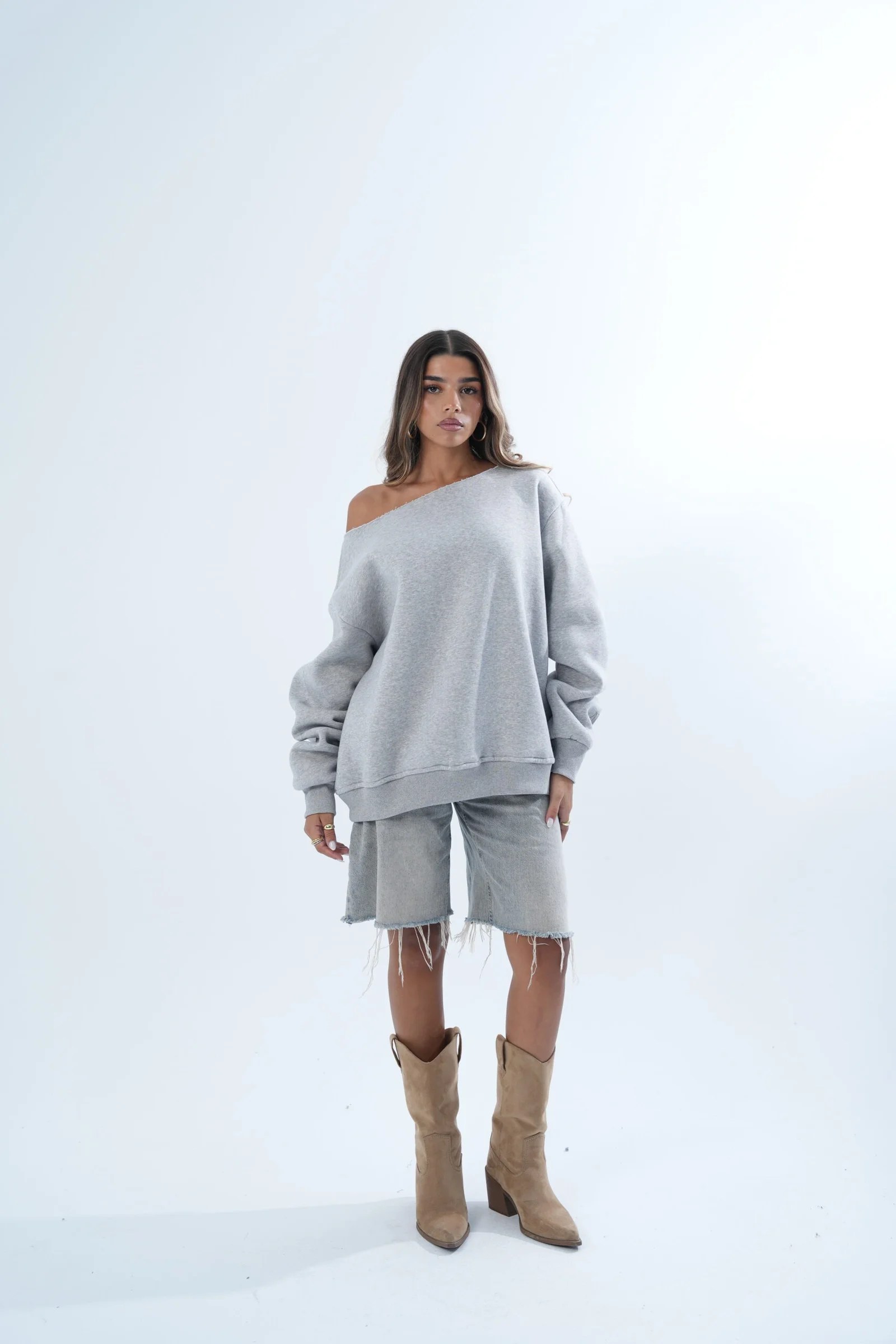 Off Shoulder hoodie — view 6