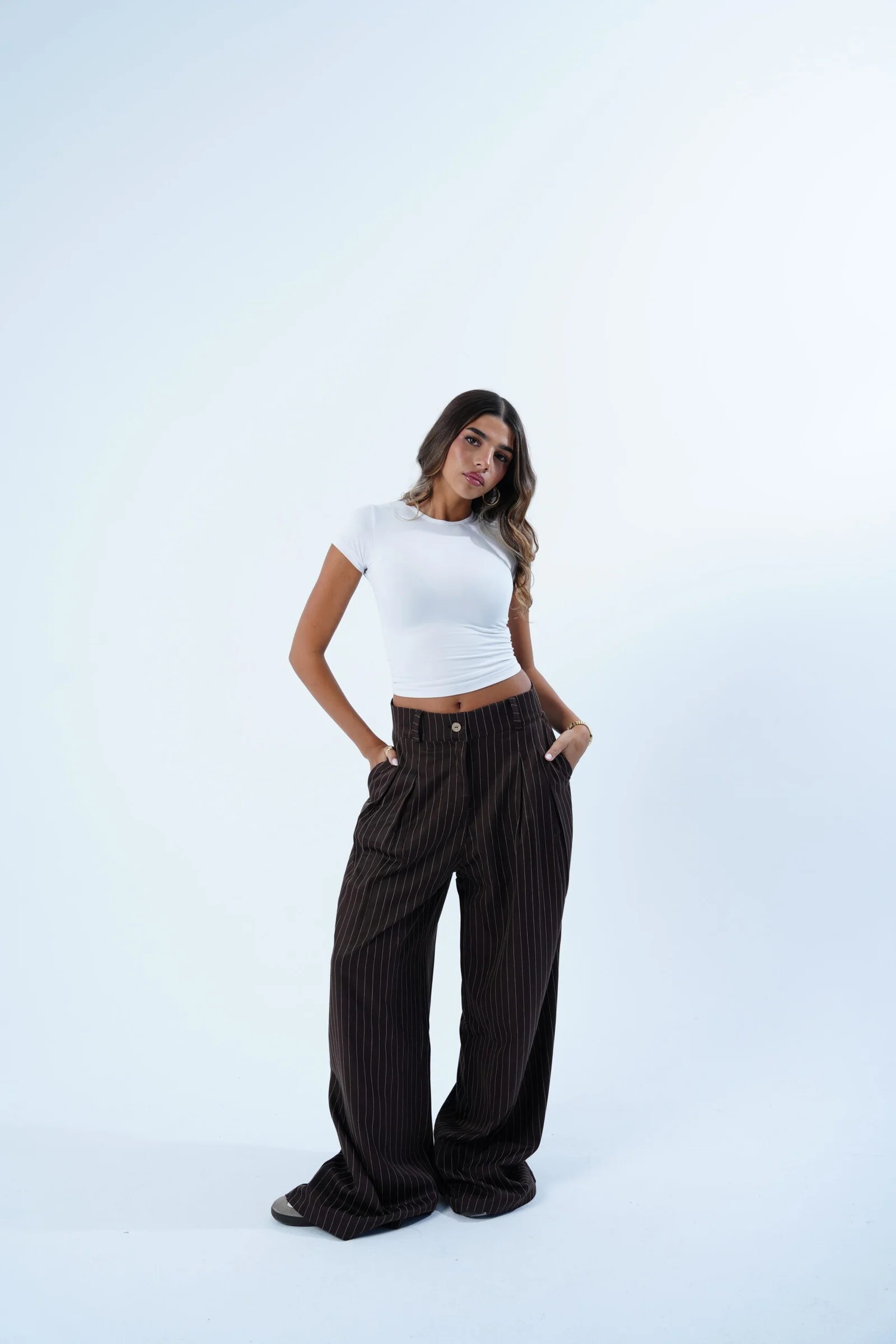 Stripped Tailored Pants — view 13
