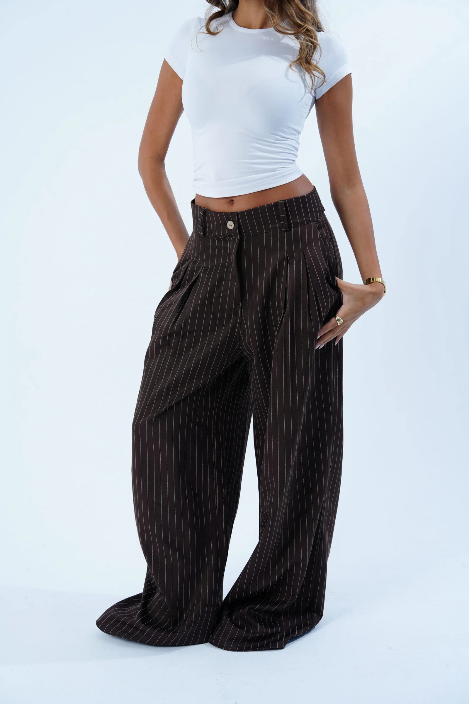 Stripped Tailored Pants — view 11