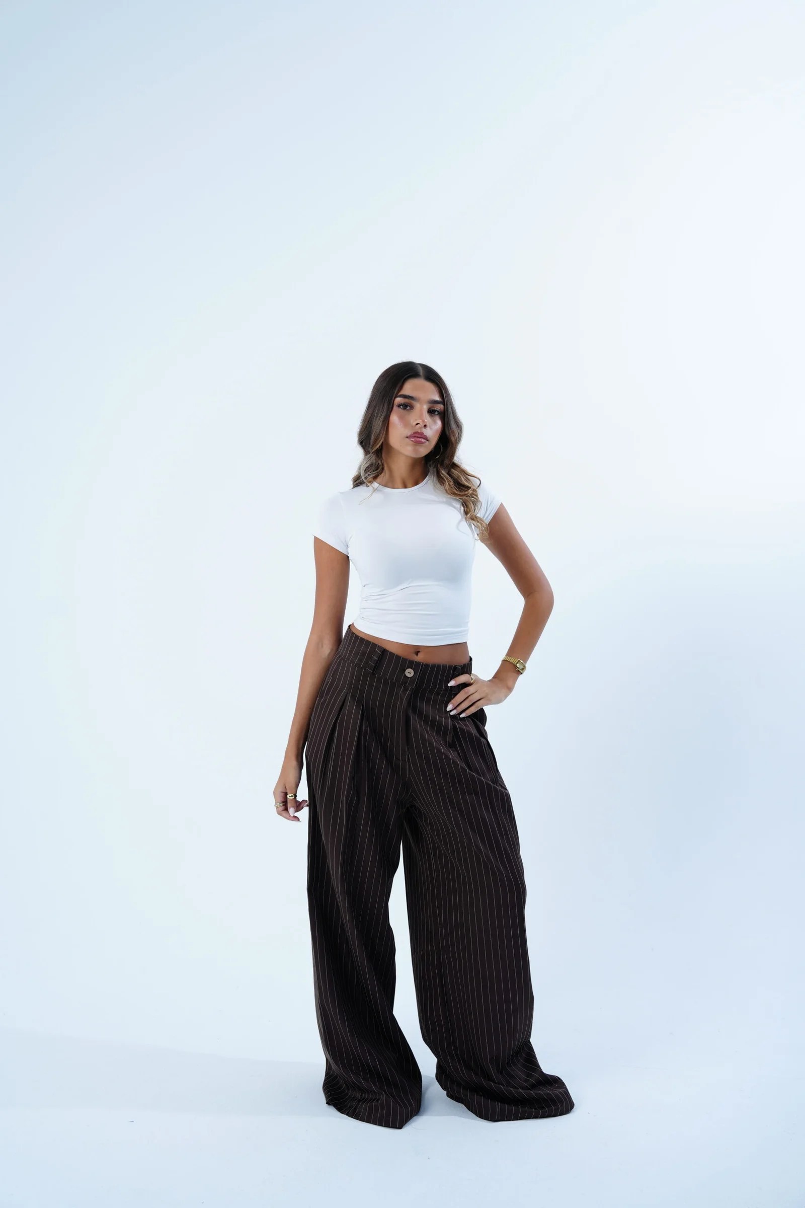 Stripped Tailored Pants — view 12