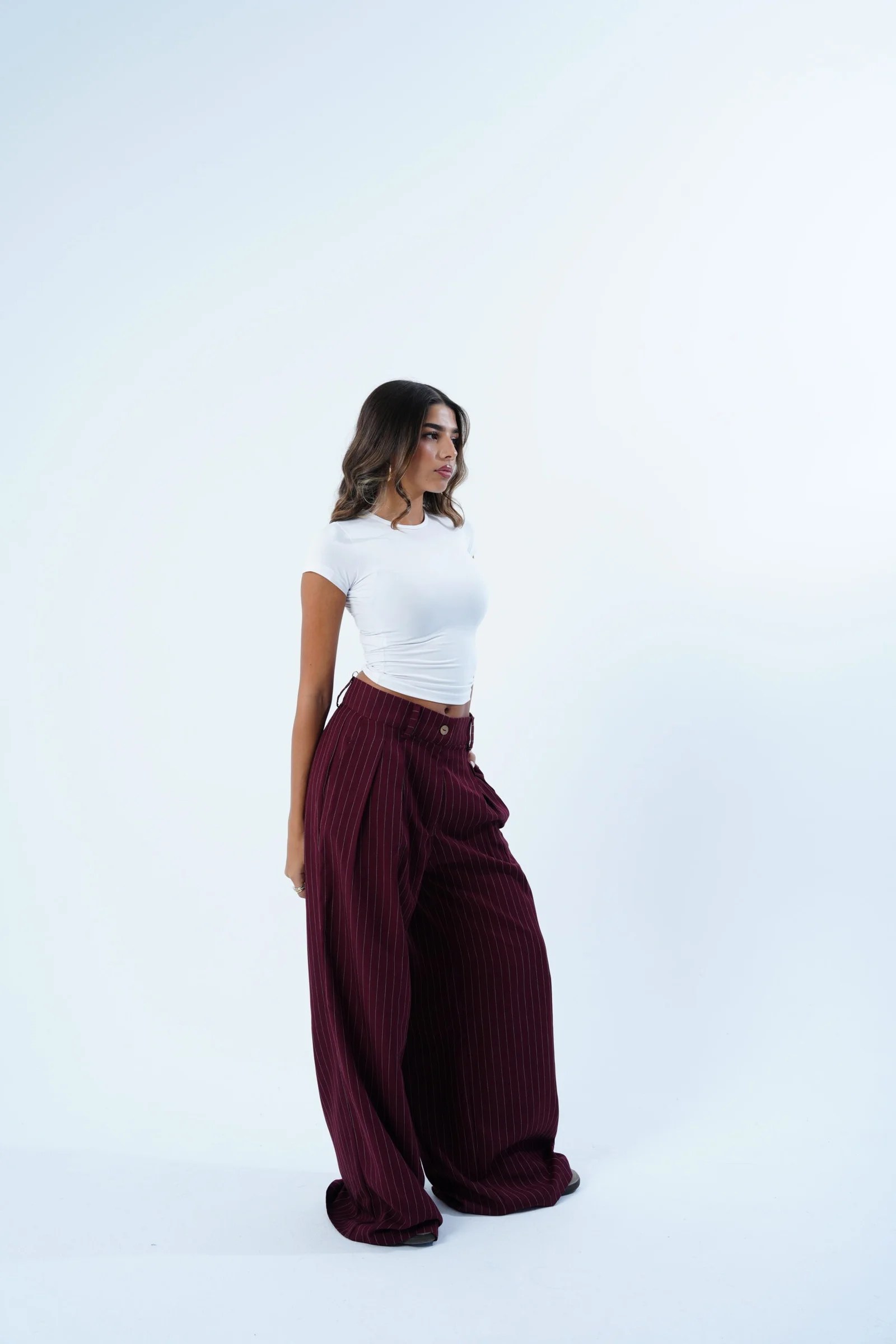Stripped Tailored Pants — view 21
