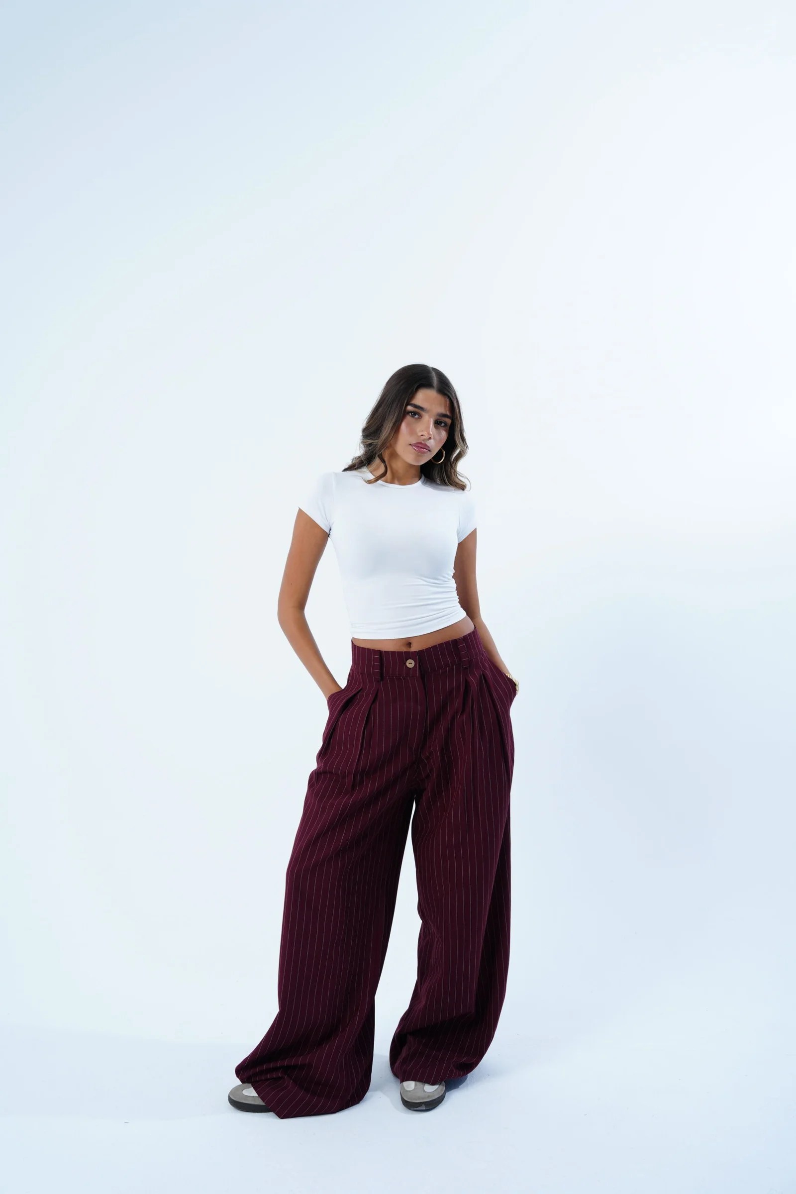 Stripped Tailored Pants — view 22