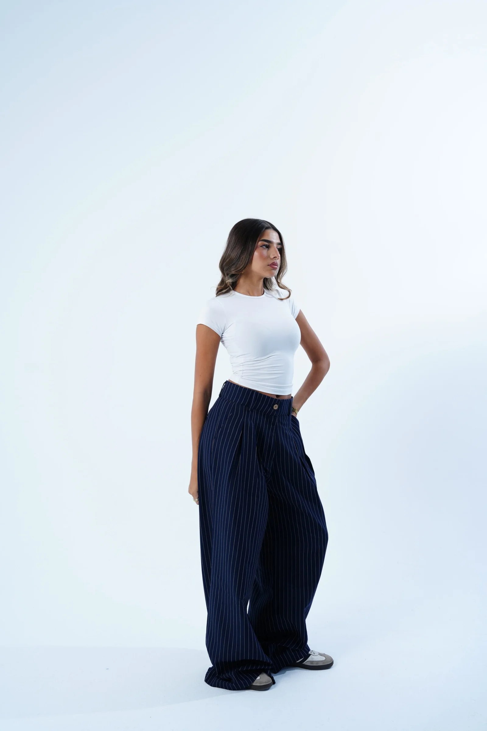 Stripped Tailored Pants — view 16