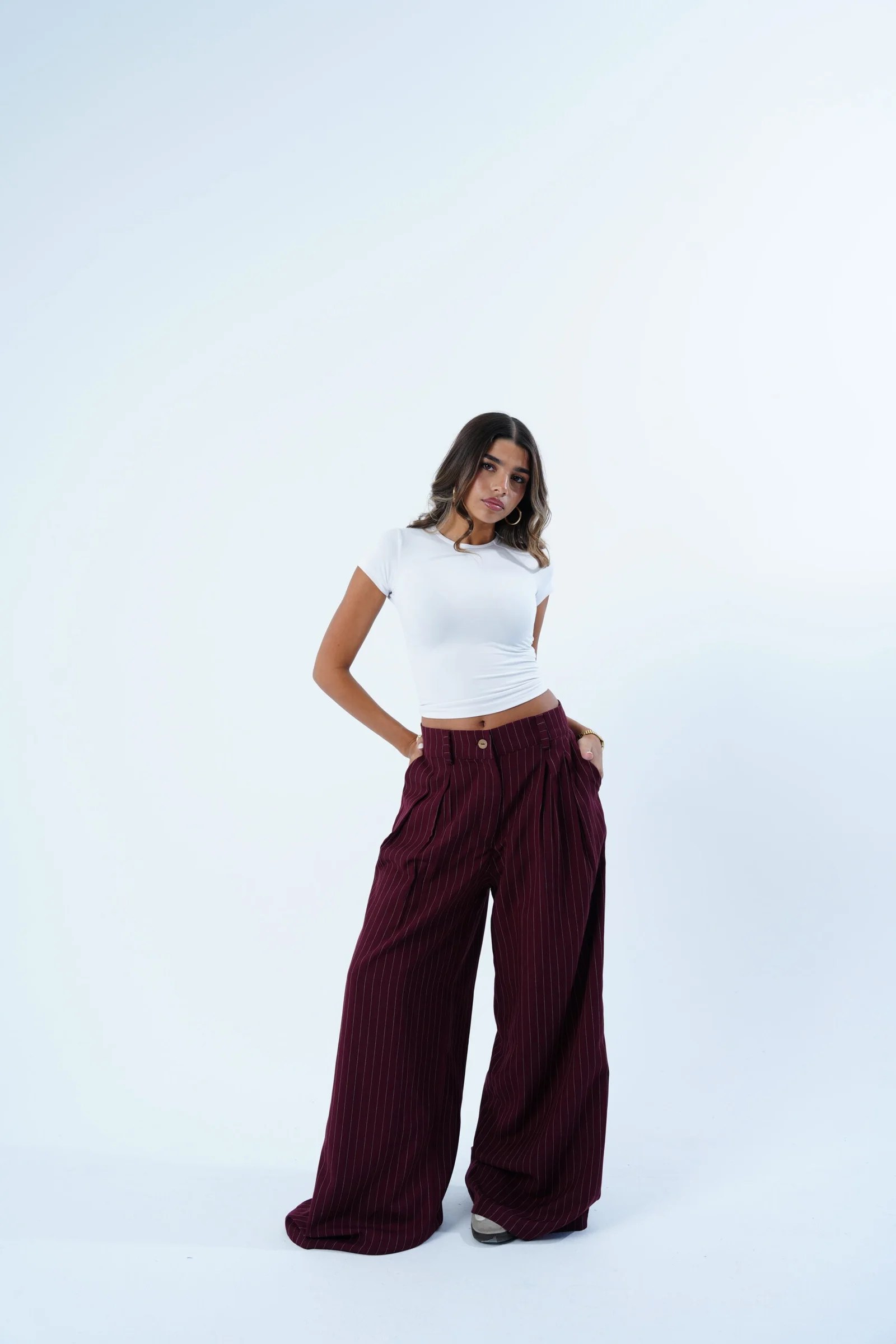 Stripped Tailored Pants — view 20