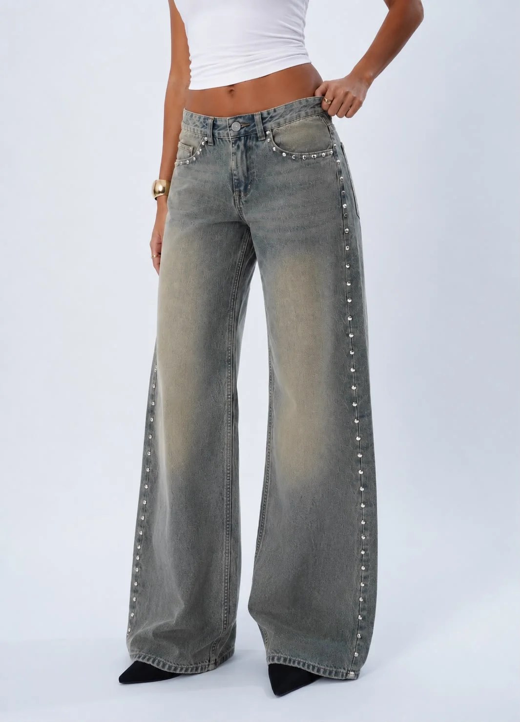 Dirty New Studded DENIM