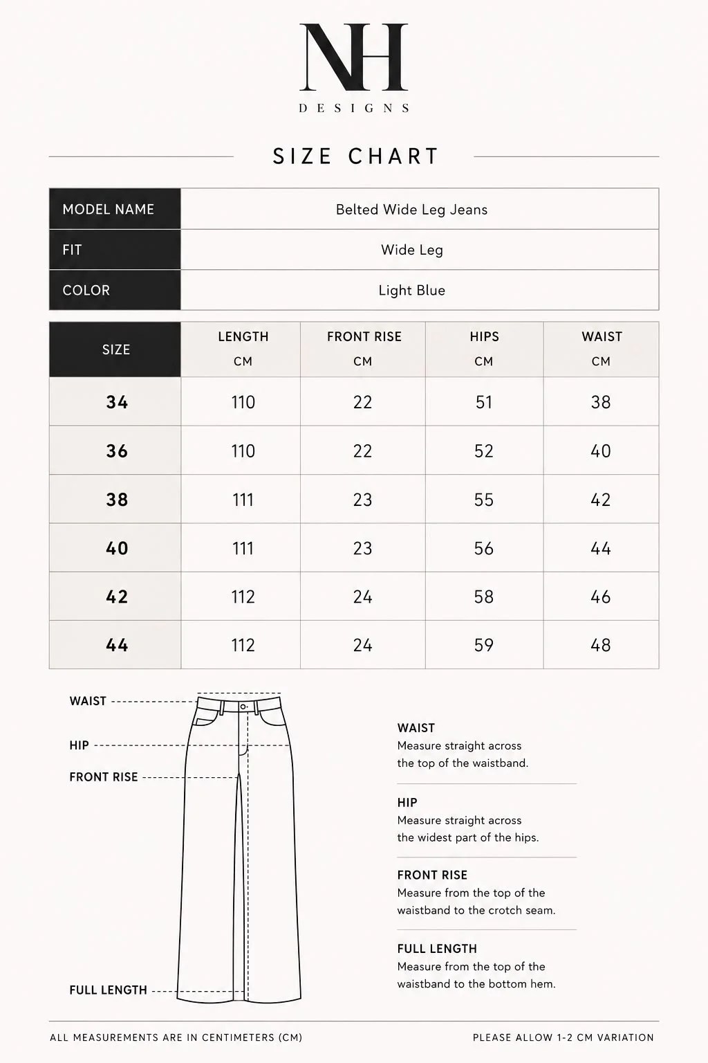 Dark Blue Belted denim — view 4