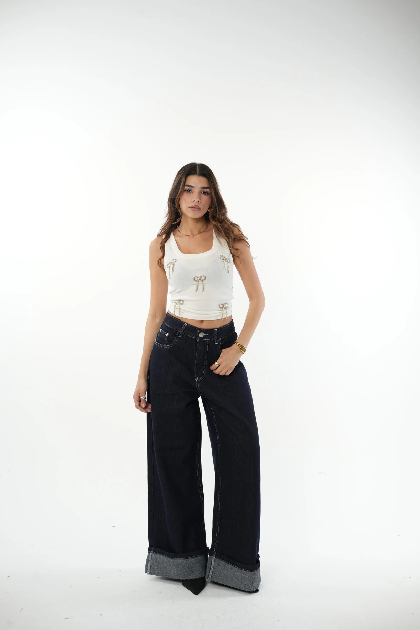 i am just a girl tank top — view 3