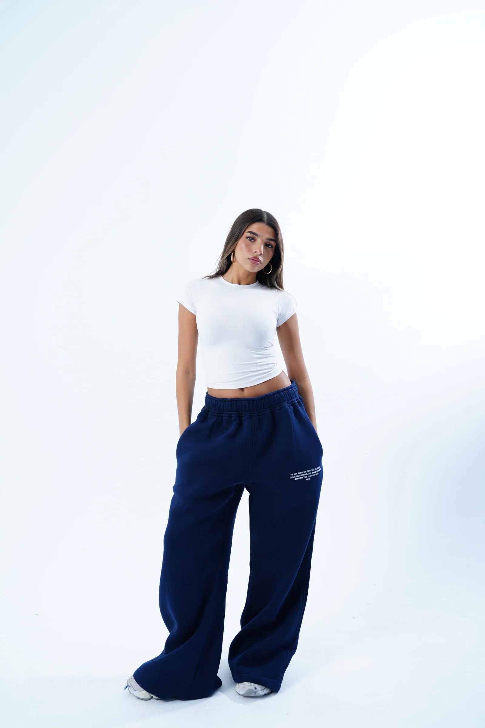 Extra wide leg sweats — view 34