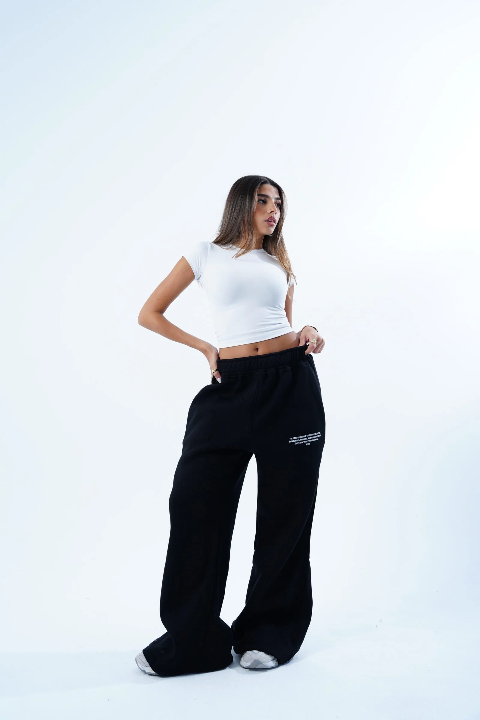 Extra wide leg sweats — view 32