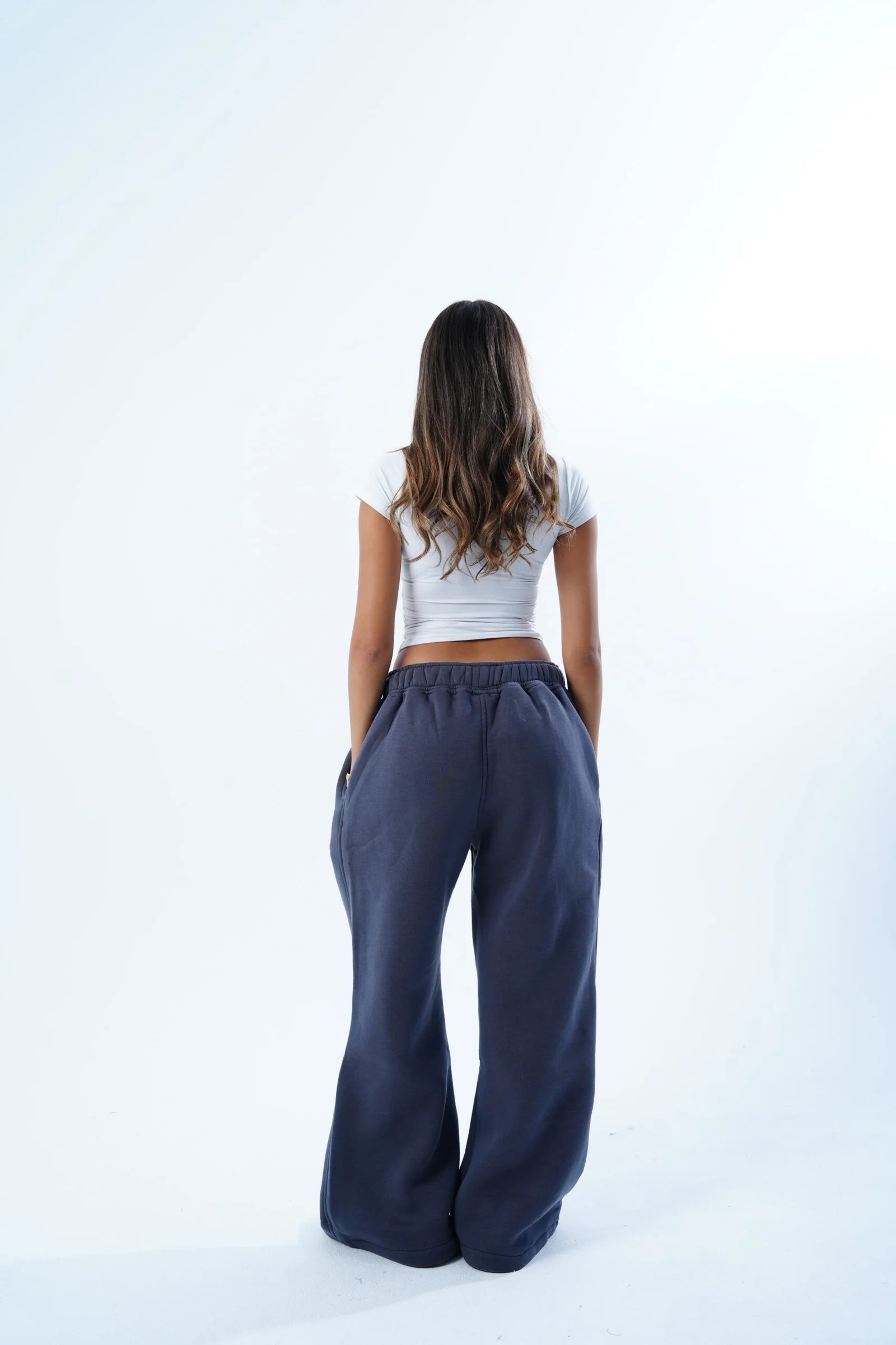 Extra wide leg sweats — view 38