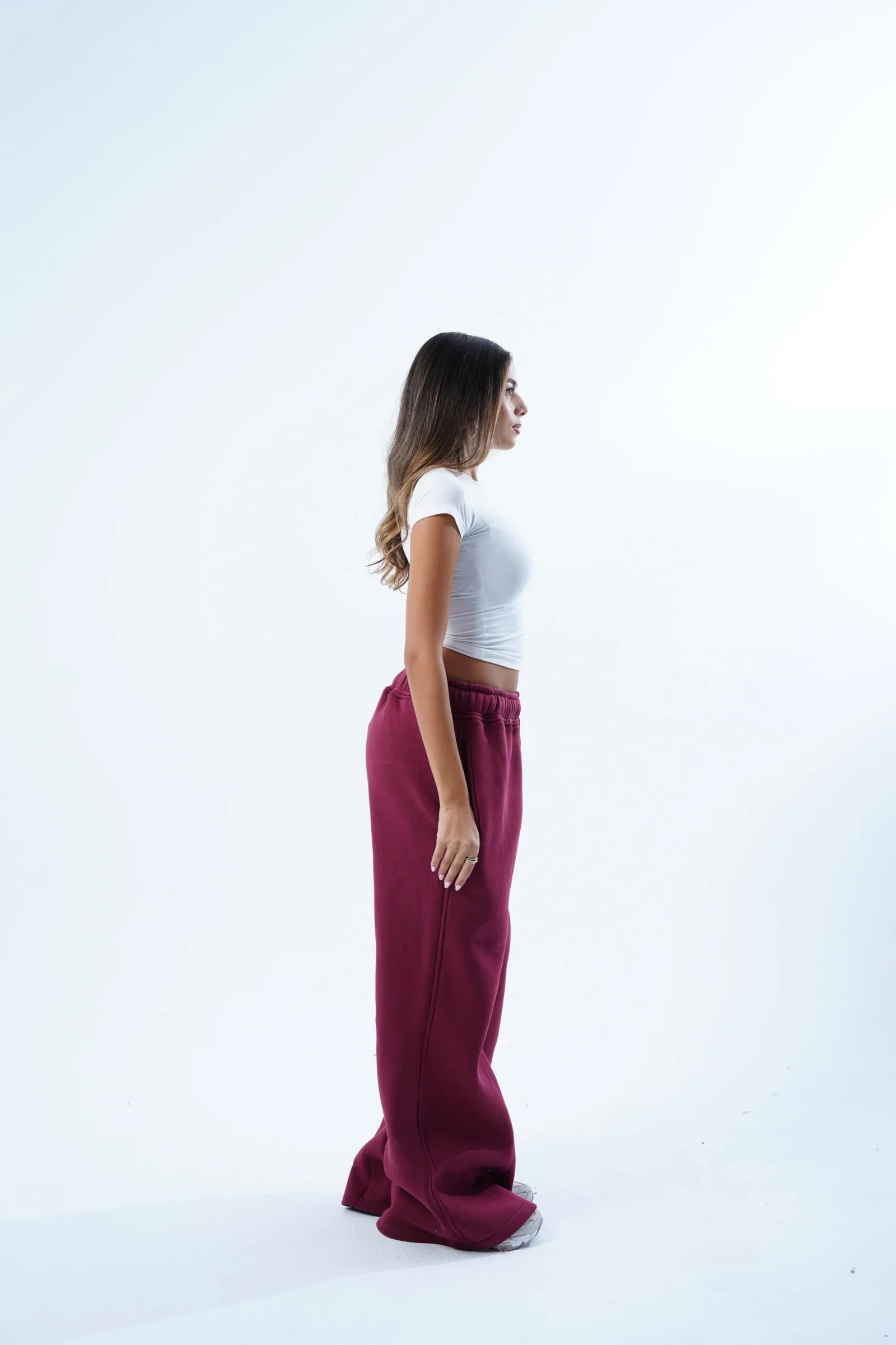 Extra wide leg sweats — view 45