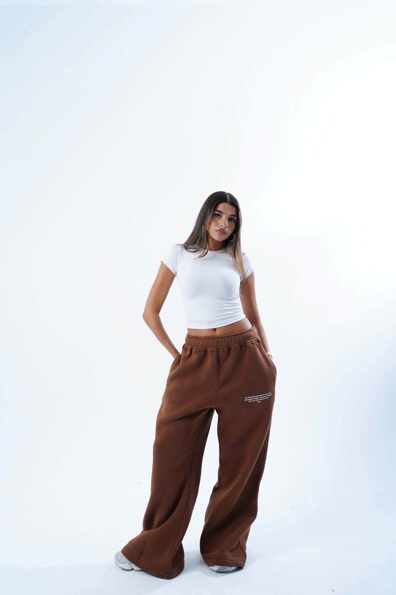 Extra wide leg sweats — view 27