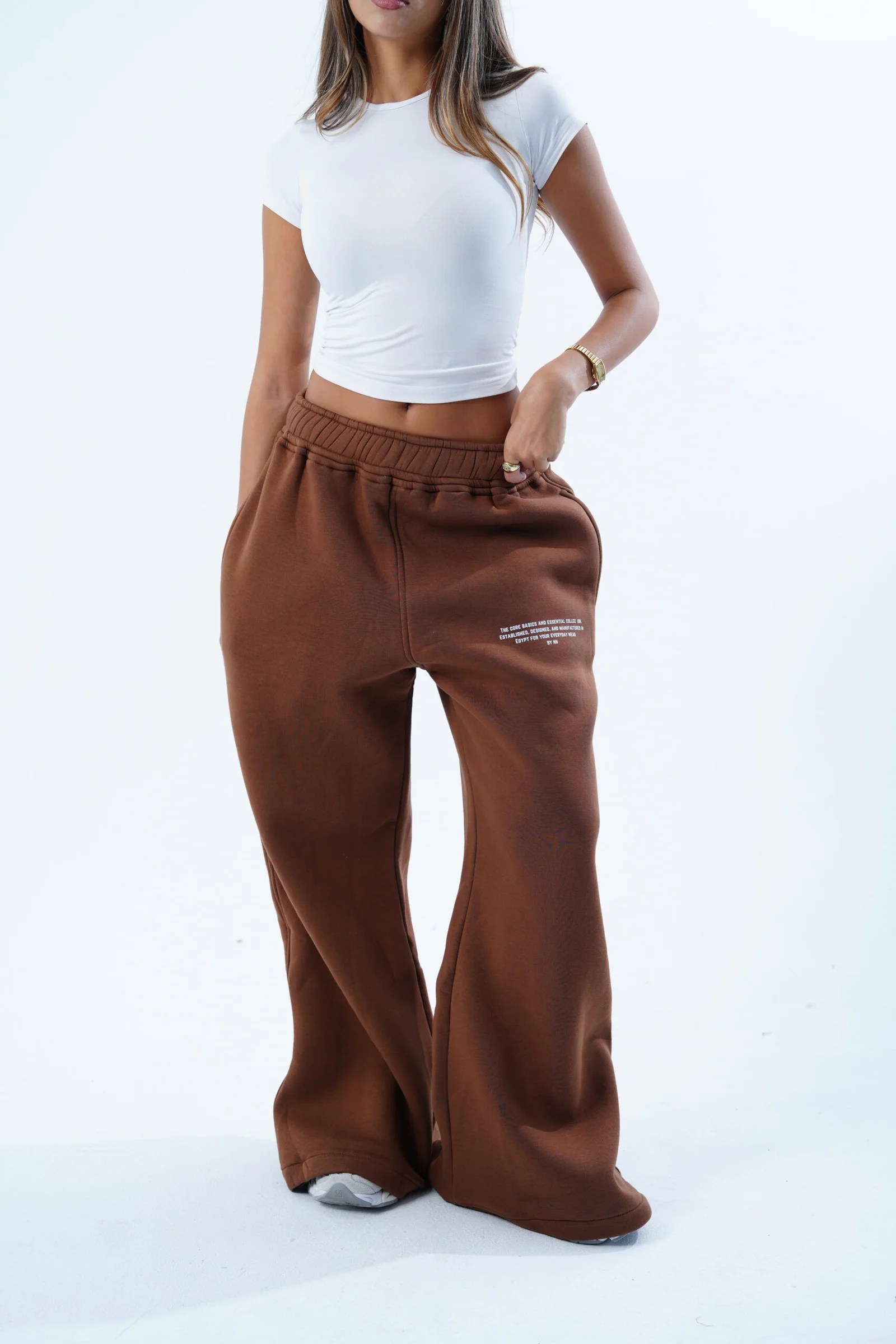Extra wide leg sweats — view 28