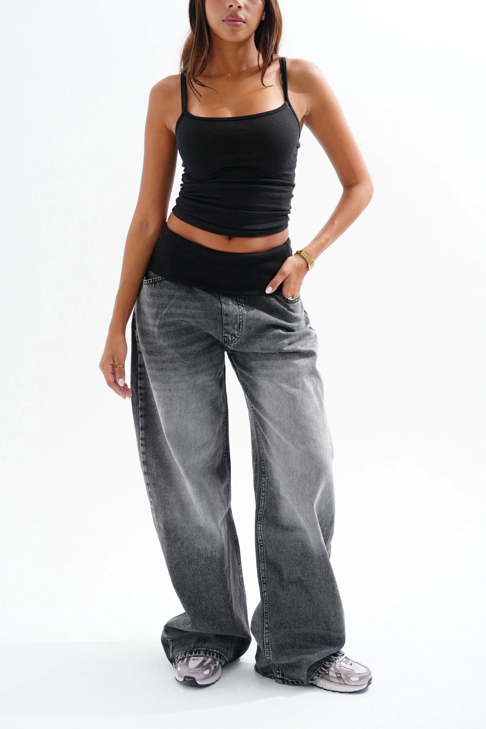 Grey TURN OVER DENIM — view 6