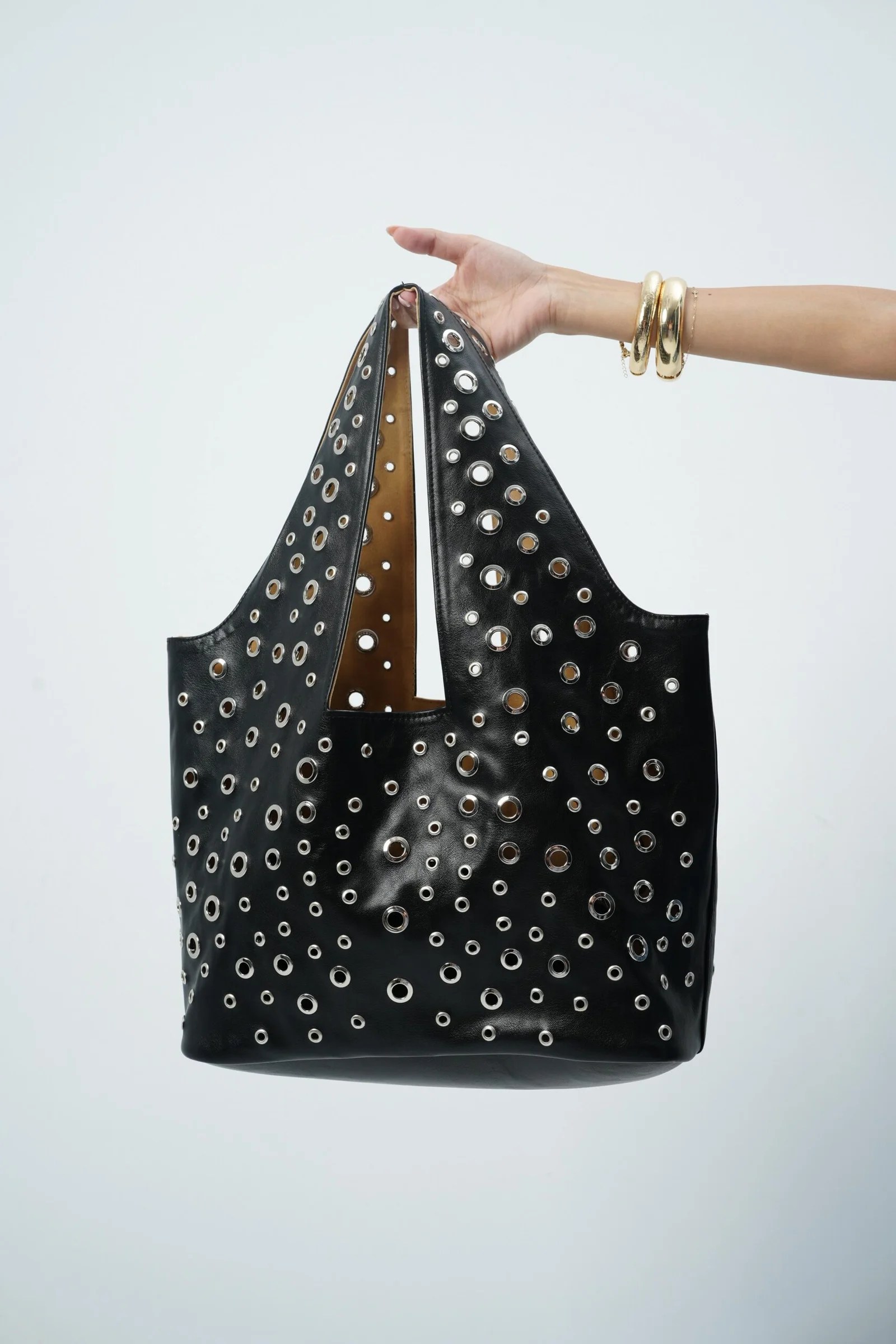 Studded Leather Bag