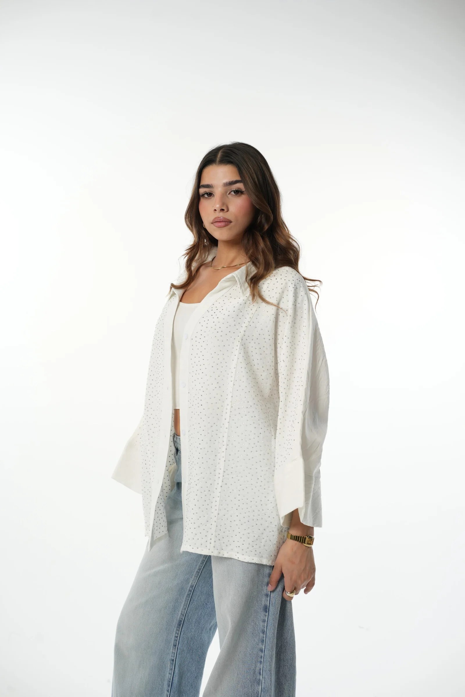Linen sparkle Chemise — view 14