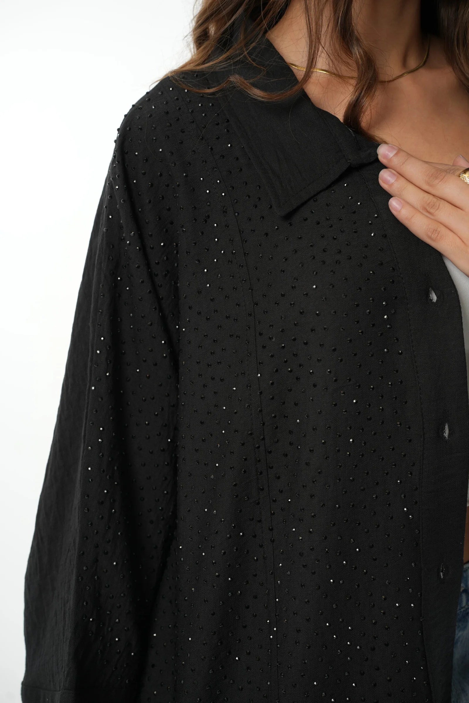 Linen sparkle Chemise — view 6