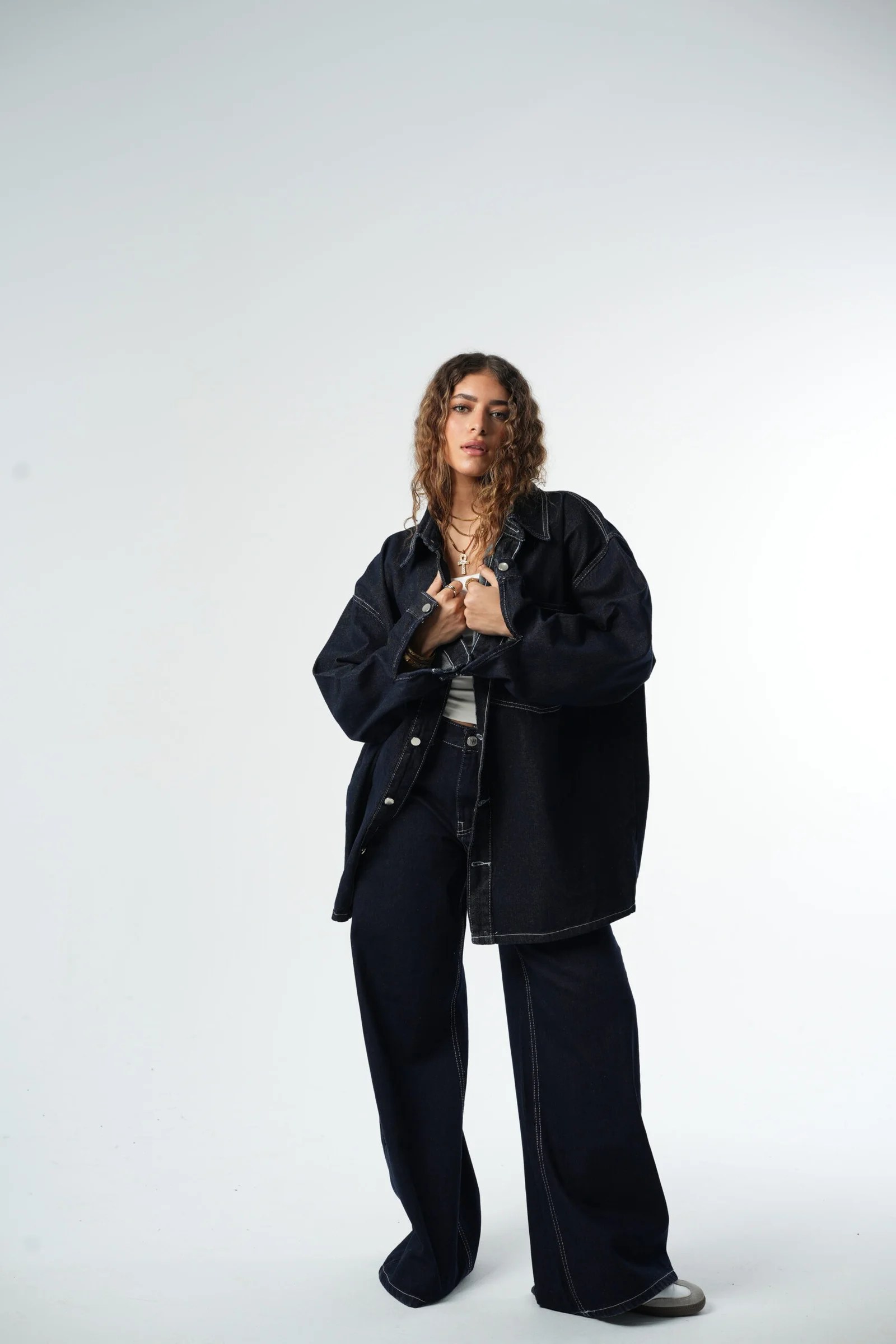 Raw Denim chemise — view 3