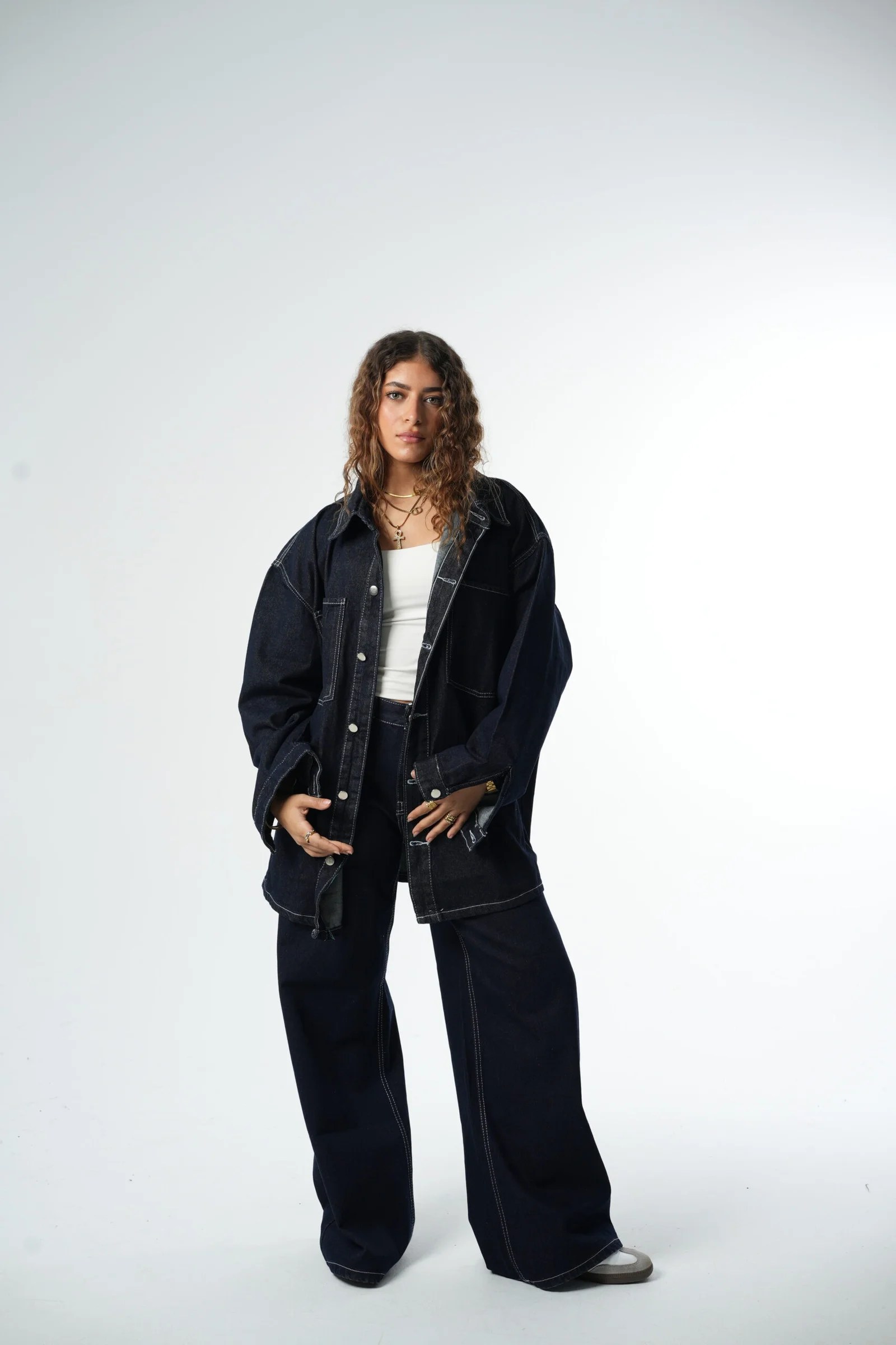Raw Denim chemise — view 4