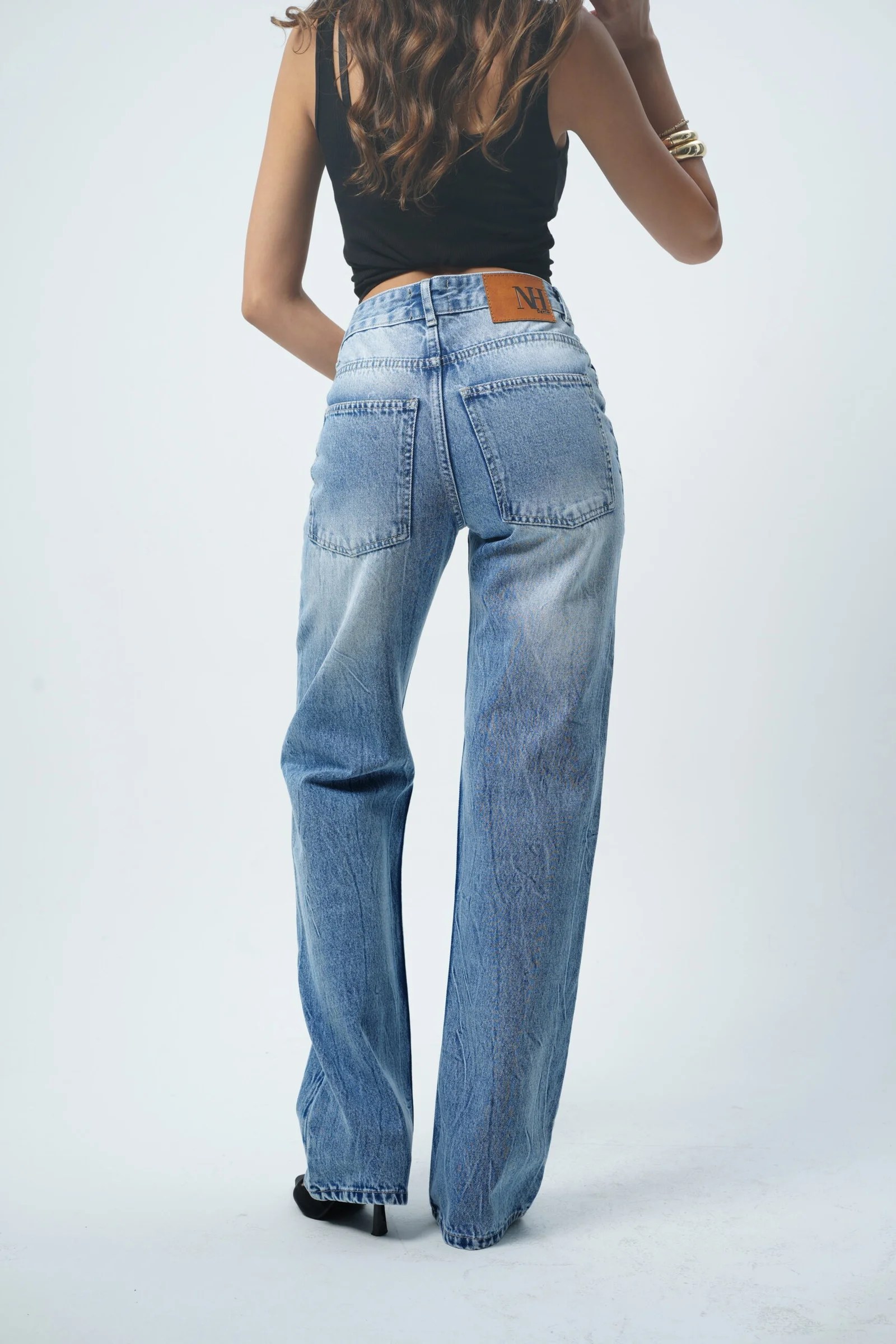 Crisscross Straight Denim — view 3