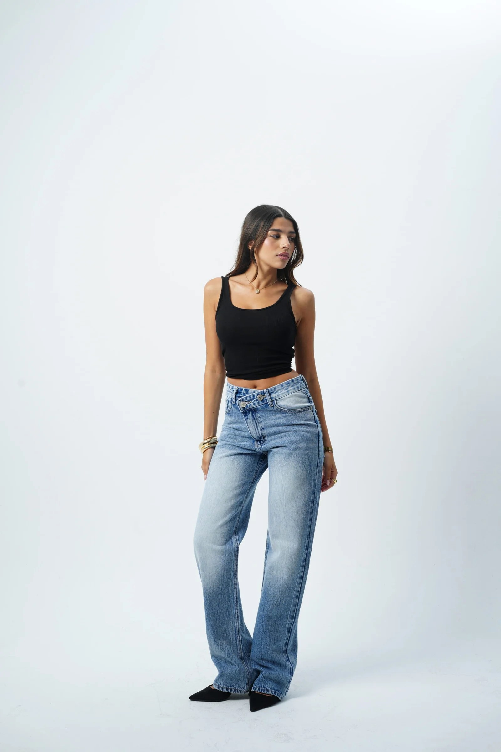 Crisscross Straight Denim — view 10