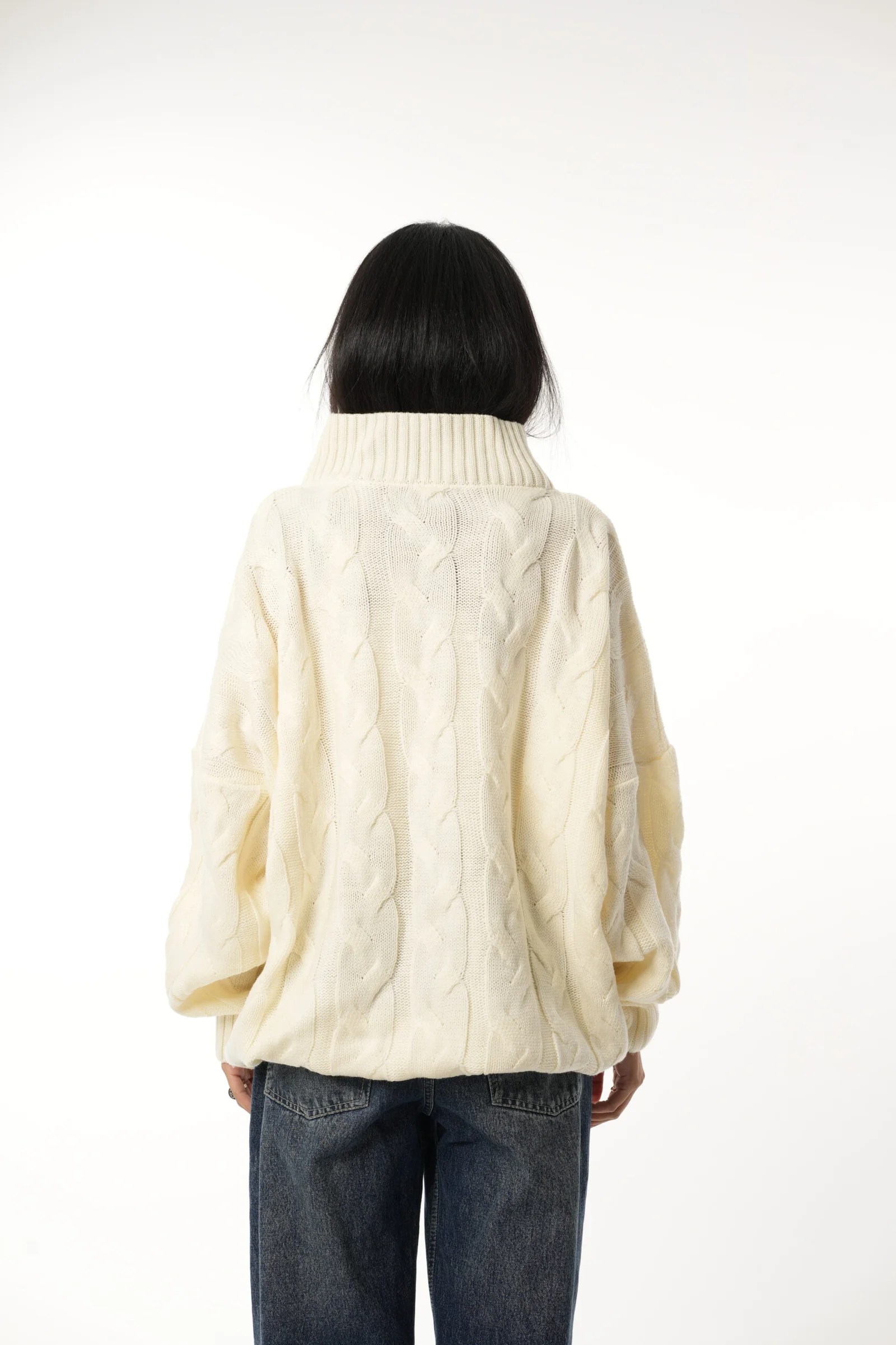 Braided Knit Pullover — view 9