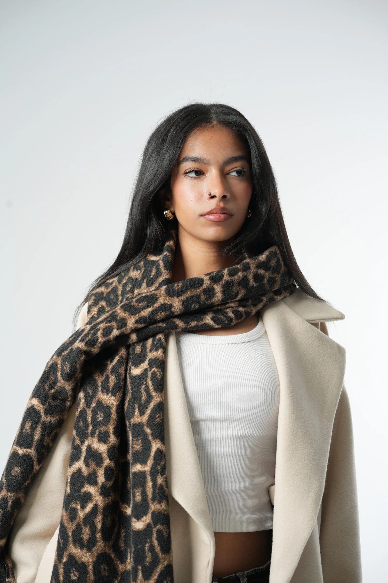 leopard scarf — view 5