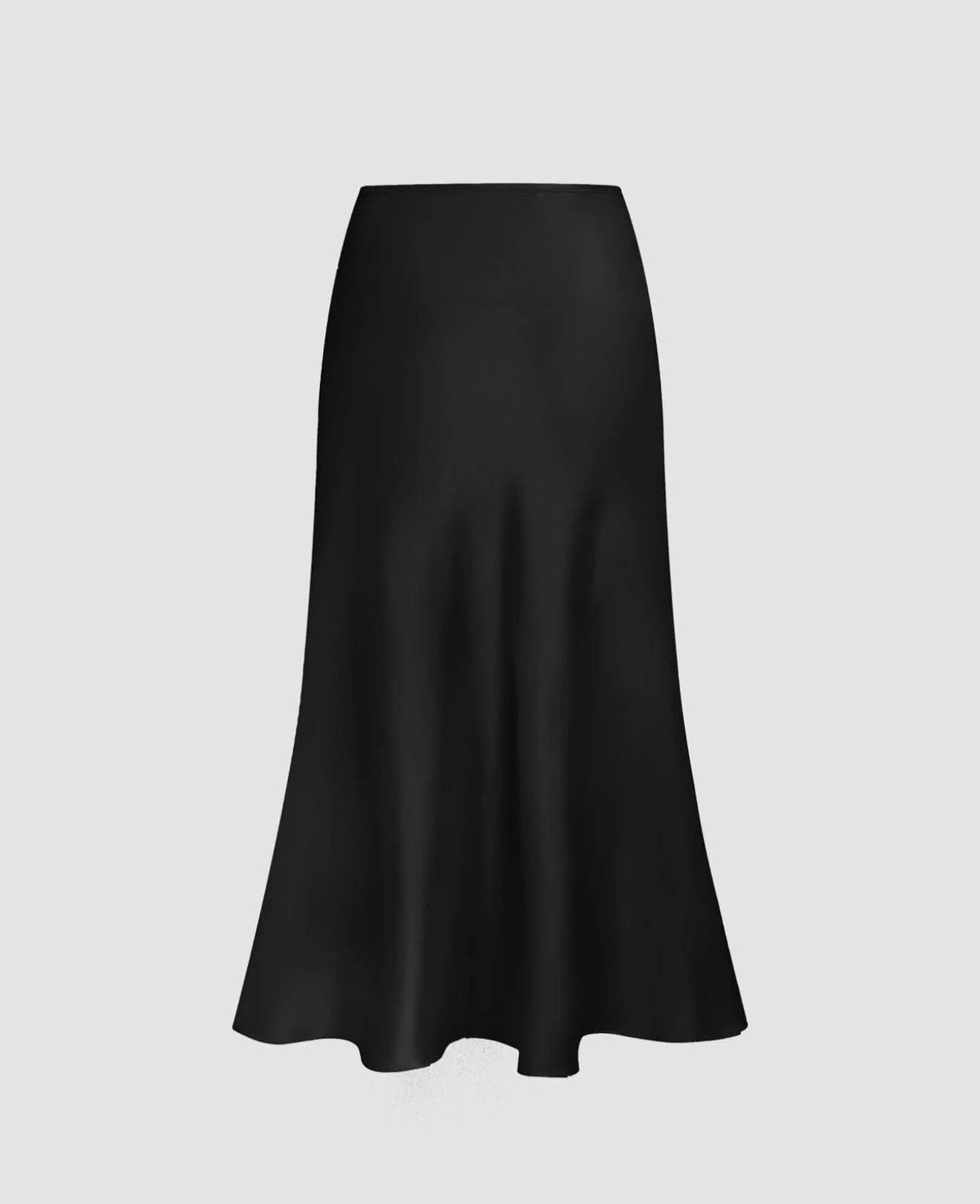 Satin Midi skirt