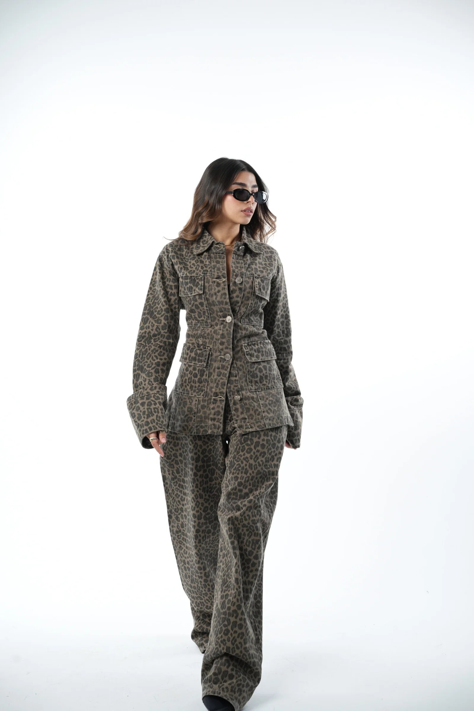 Leopard fitted jacket — view 3