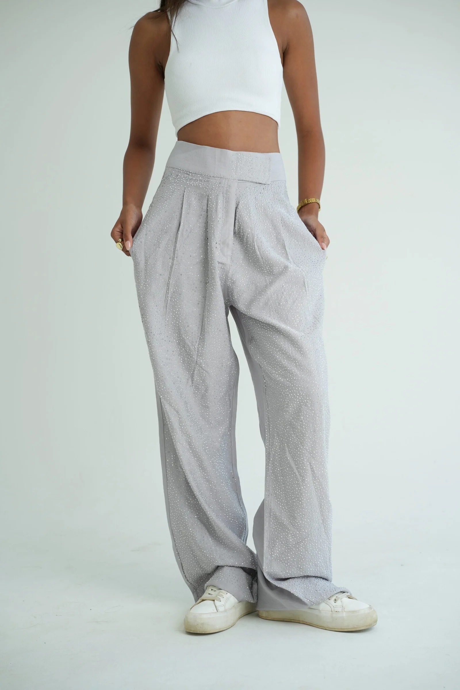 Extra Sparkle Tailored pants — view 3