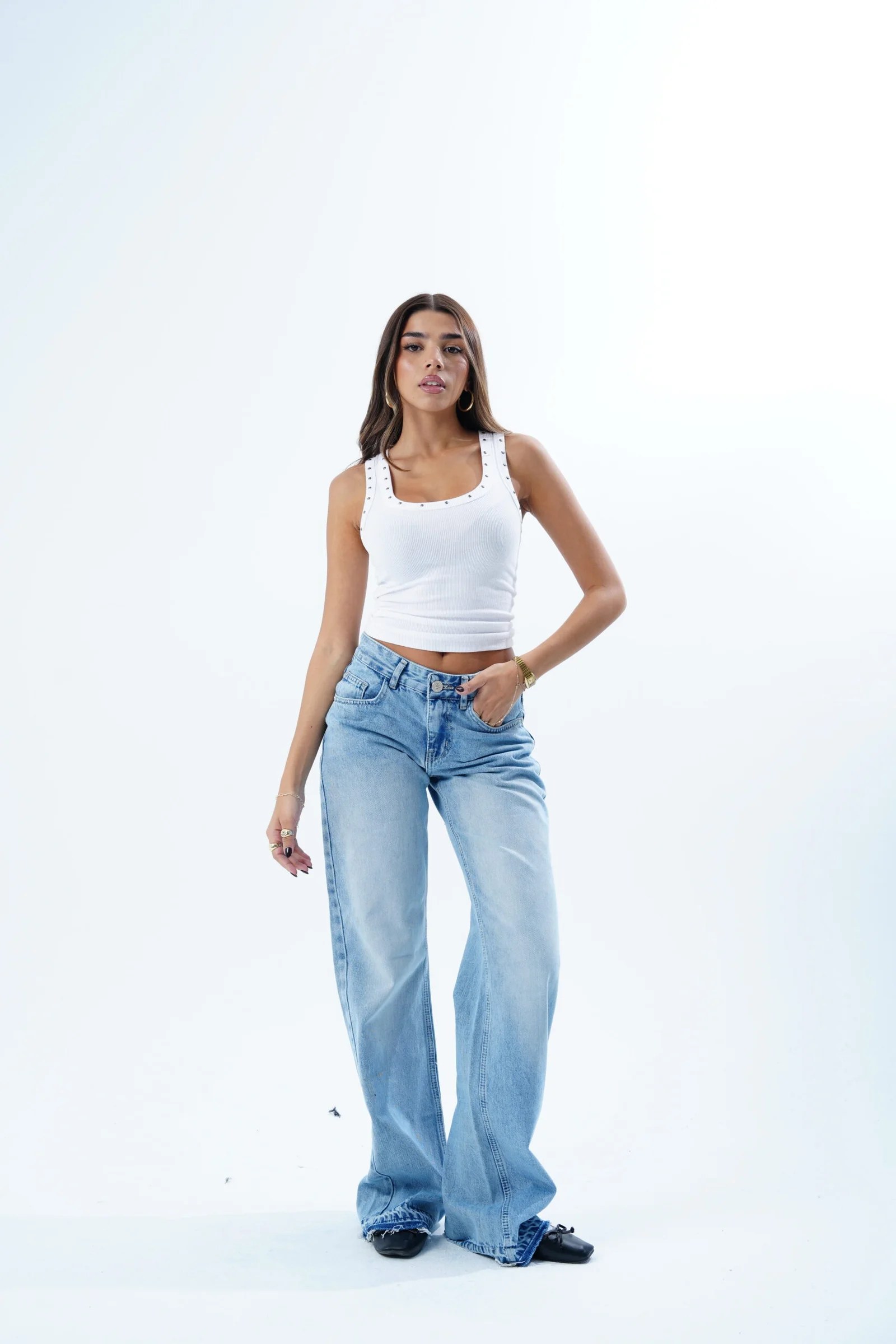 Light BLUE REGULAR FIT DENIM