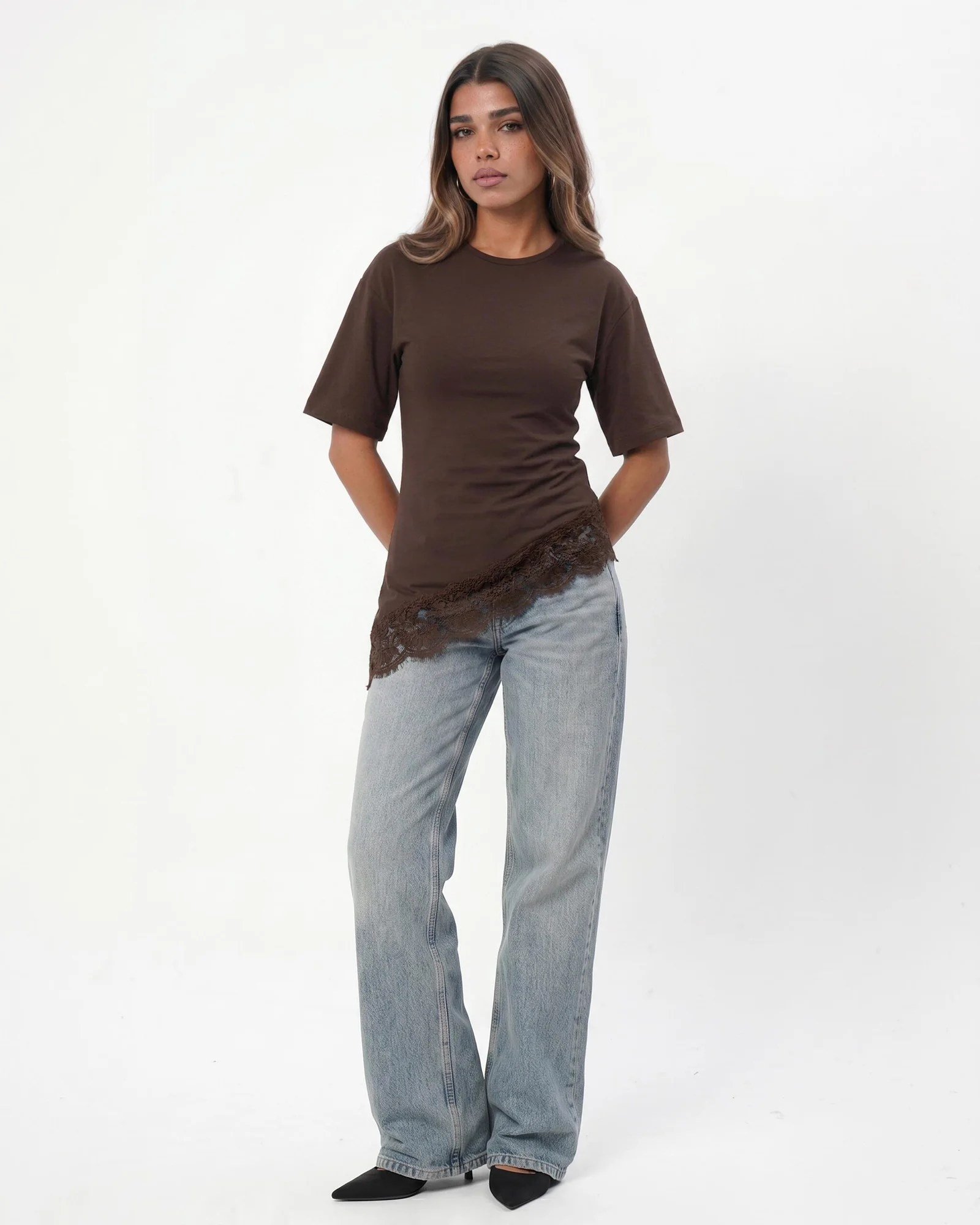 THE LACE SHIRT short sleeve — view 4