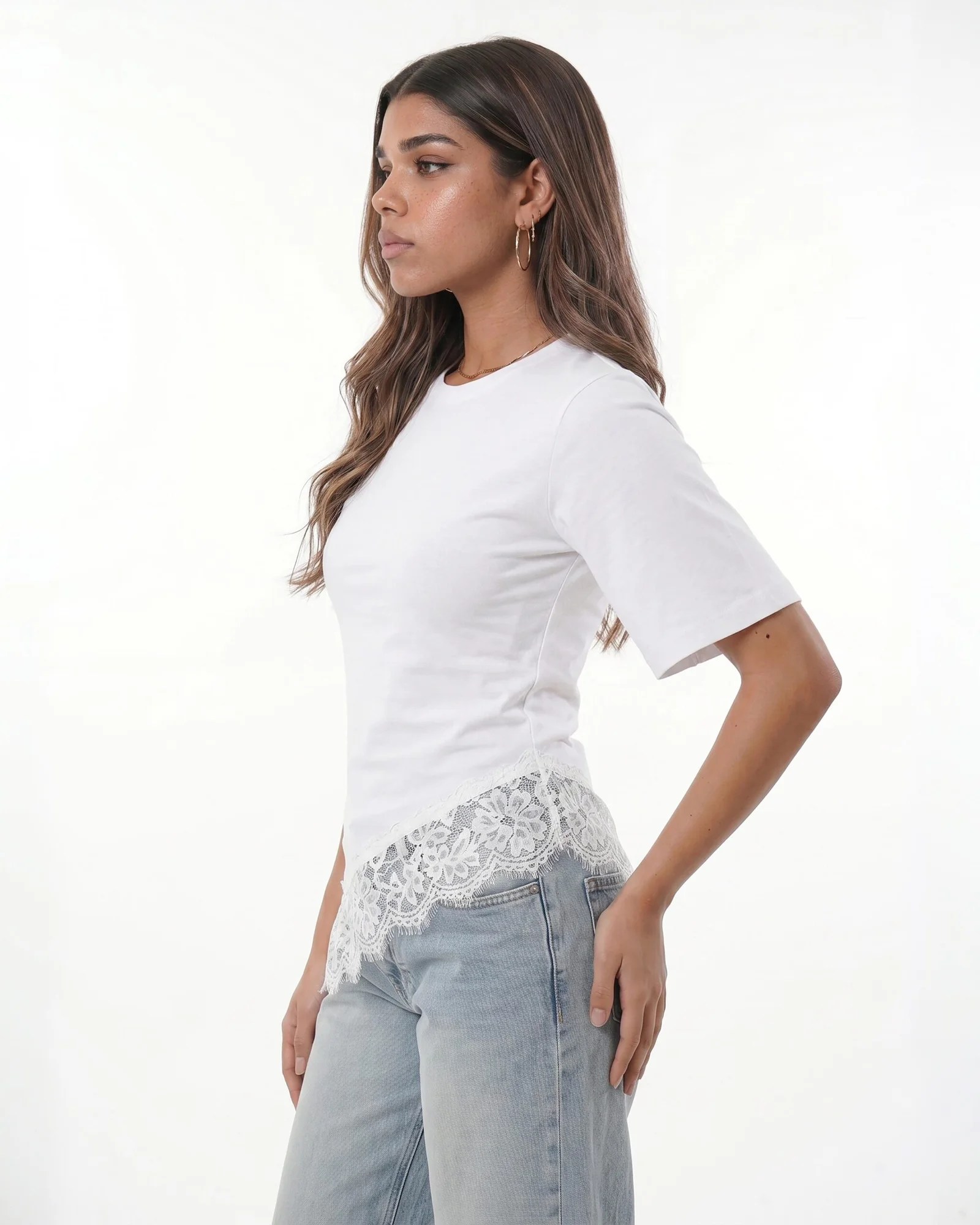 THE LACE SHIRT short sleeve — view 6