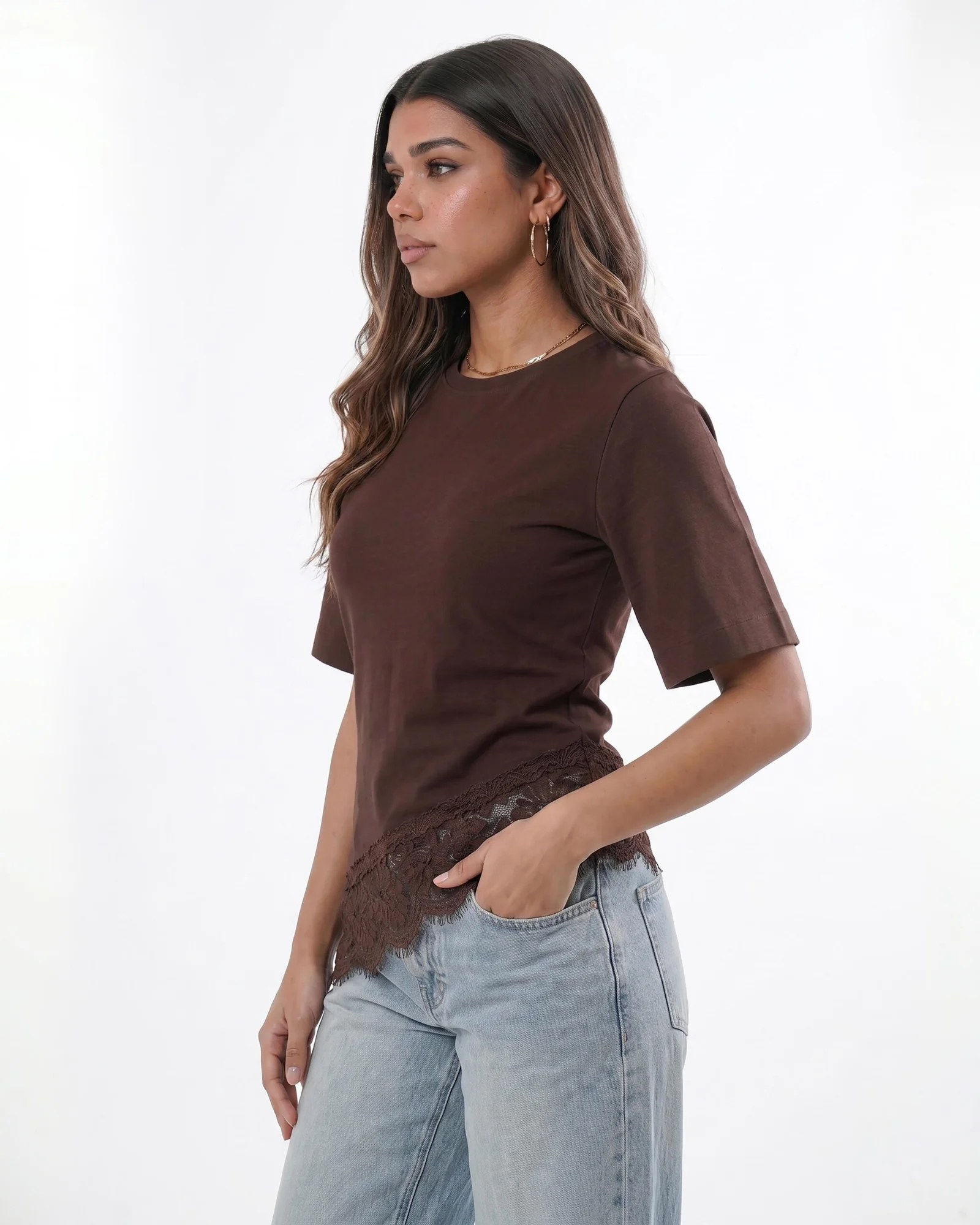 THE LACE SHIRT short sleeve — view 3