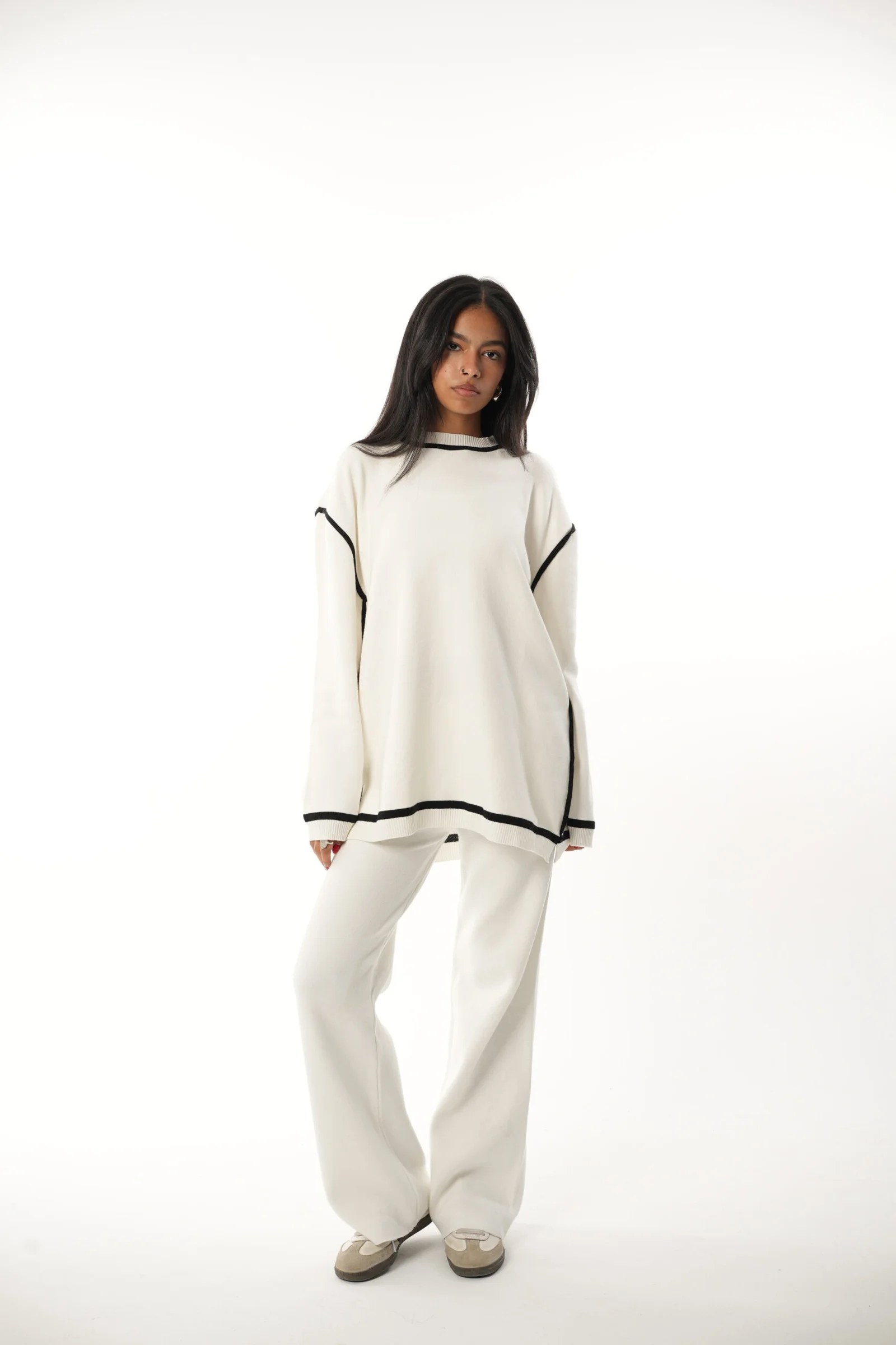 B&W knit set — view 3